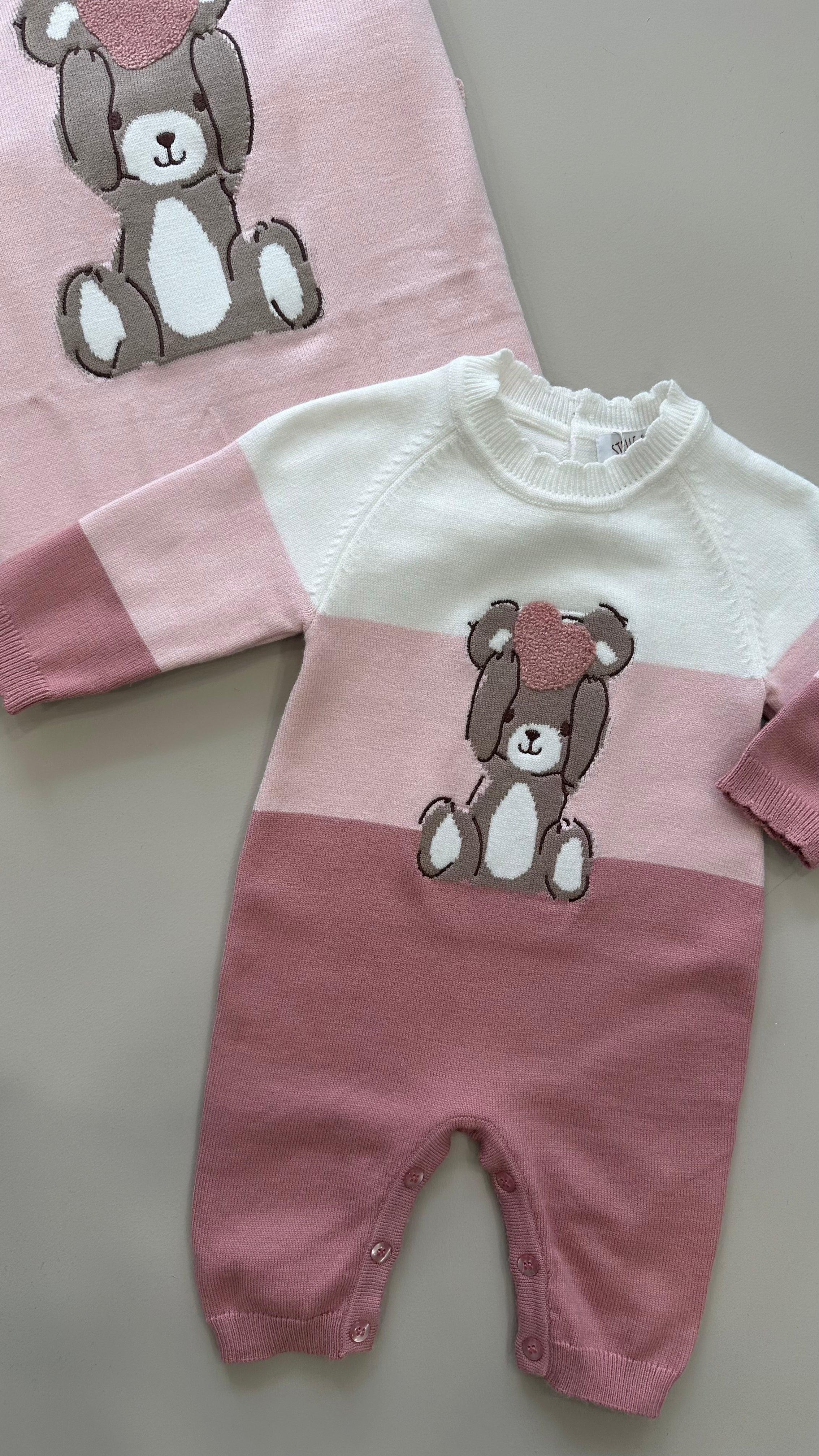 Set STELLA E PUPI 1-3M - ROSA