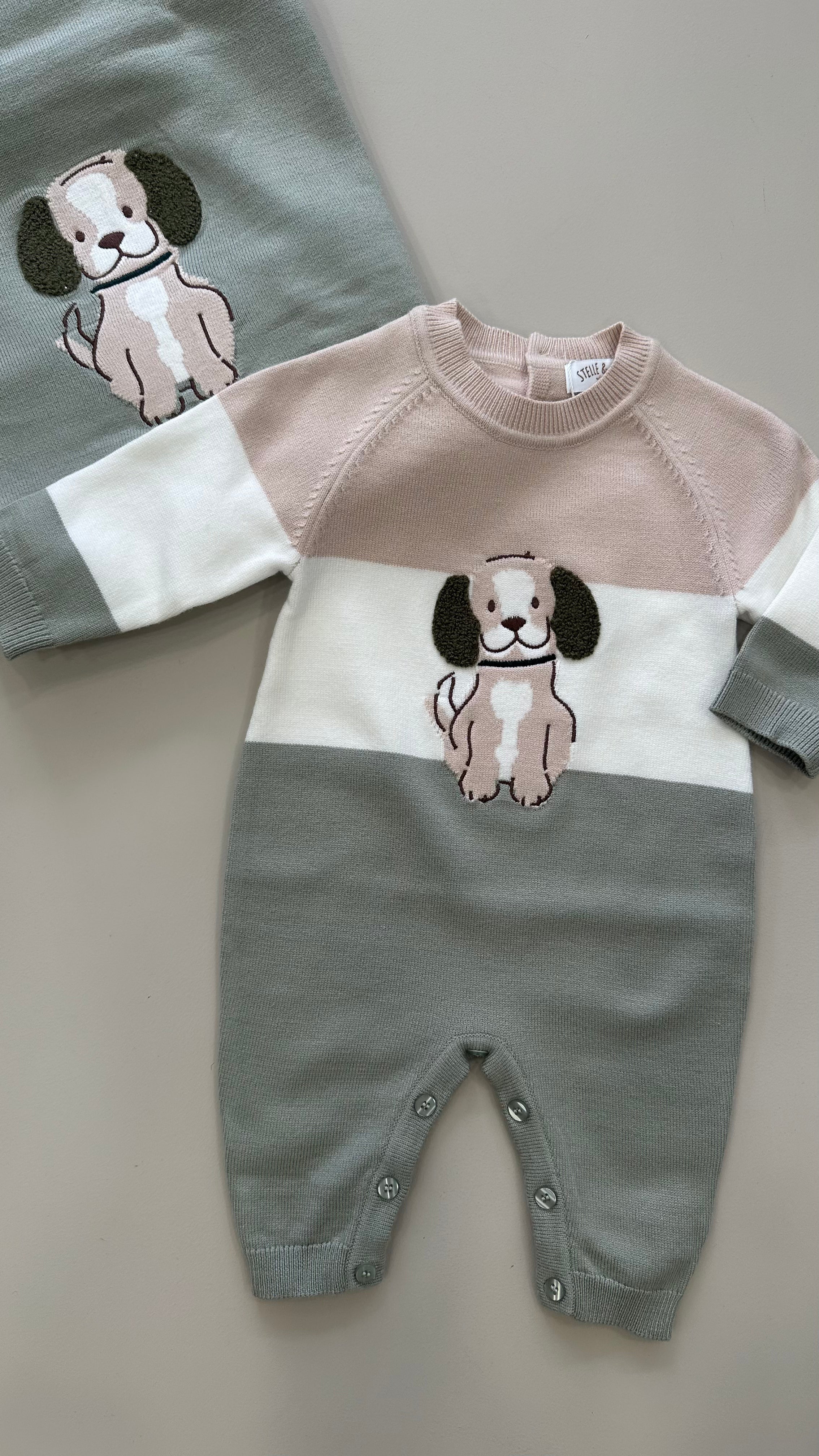 Set STELLA E PUPI 1-3M - VERDE