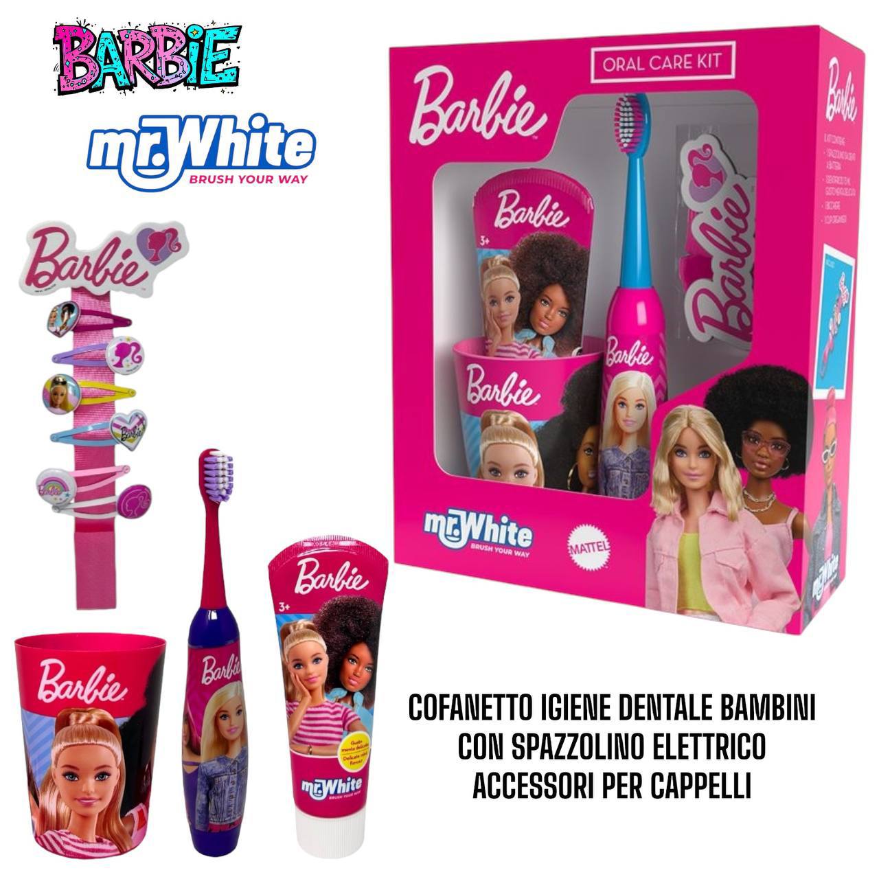 Spazzolino DENTI BARBIE - ROSA