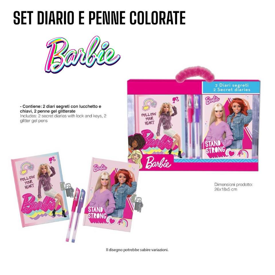 2 DIARI SEGRETI BARBIE - FUCSIA