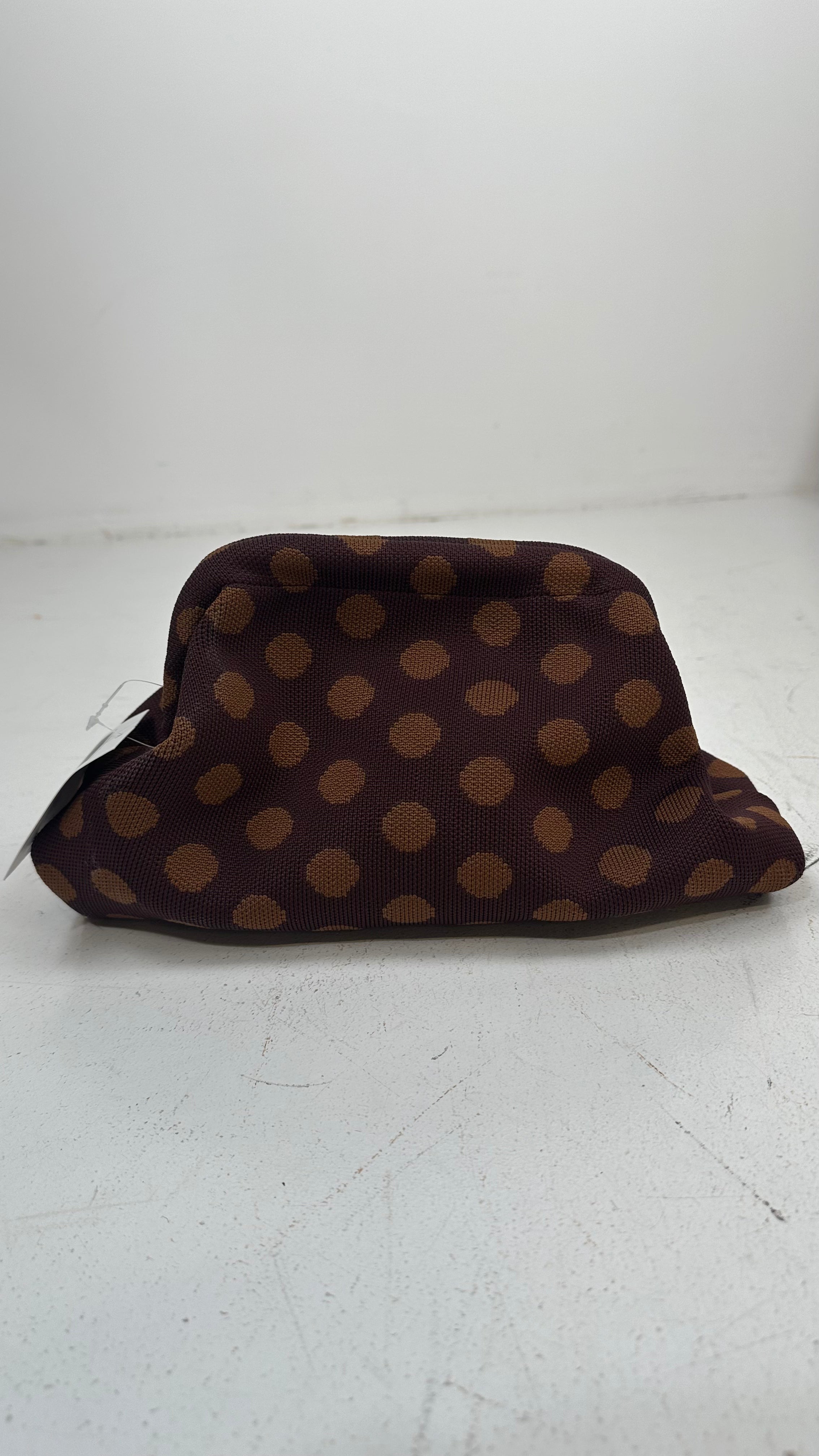 Clutch IN TESSUTO - vinaccio-marrone