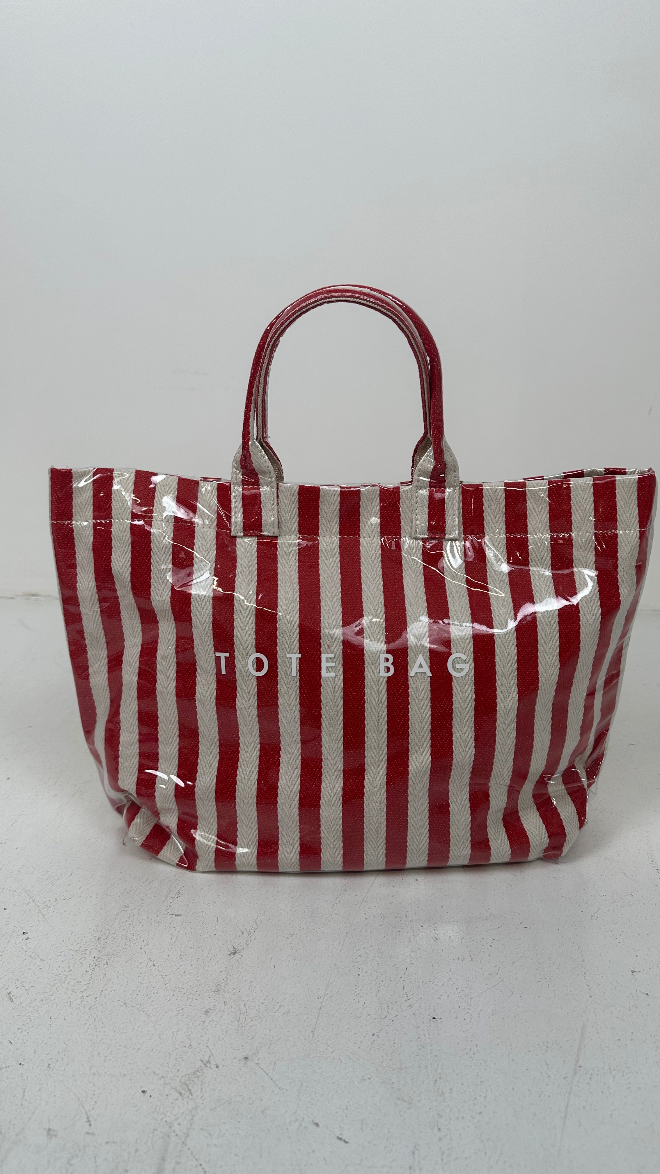 borsa TOTE LUCIDA - ROSSO