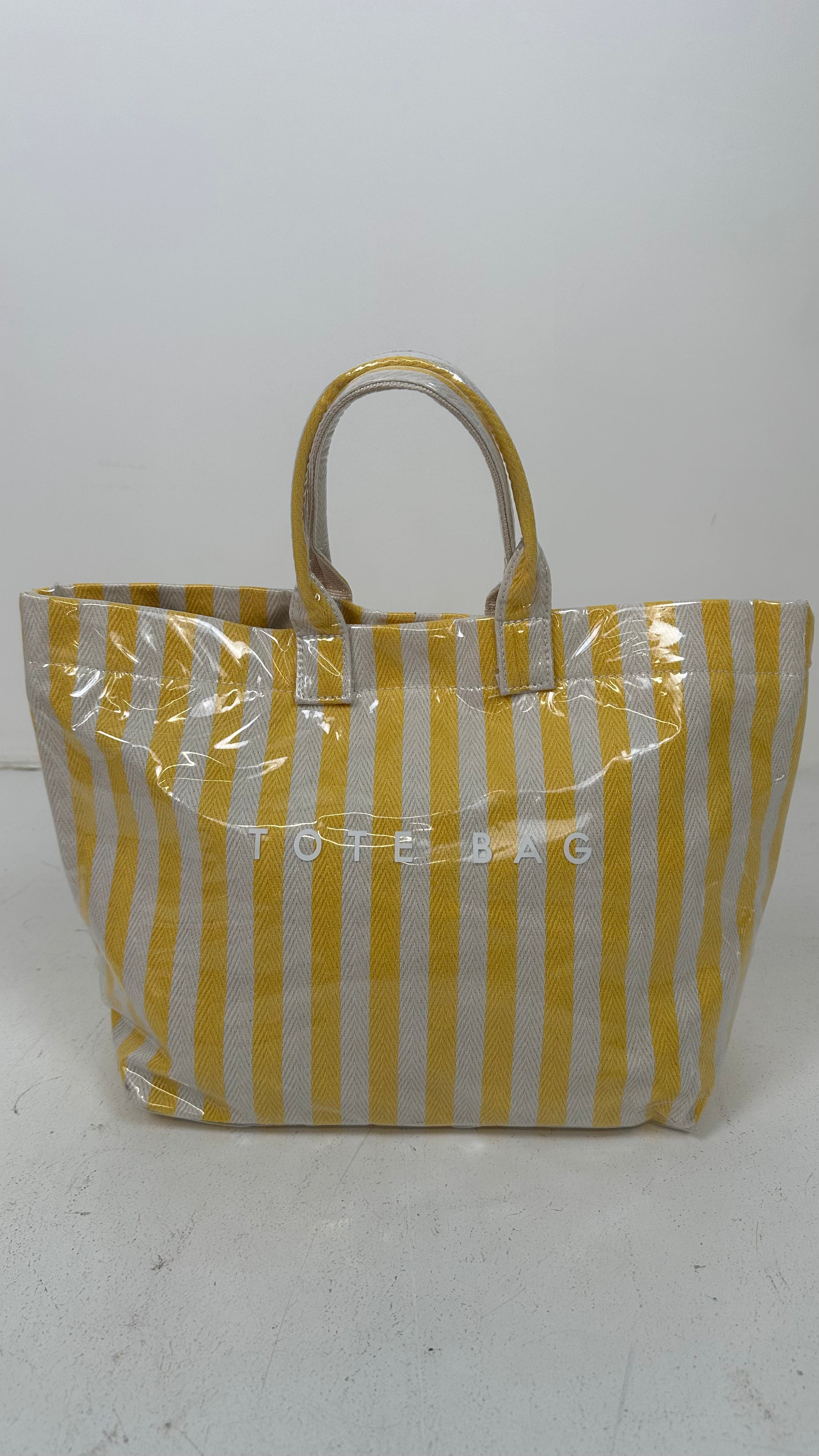 borsa TOTE LUCIDA - GIALLO