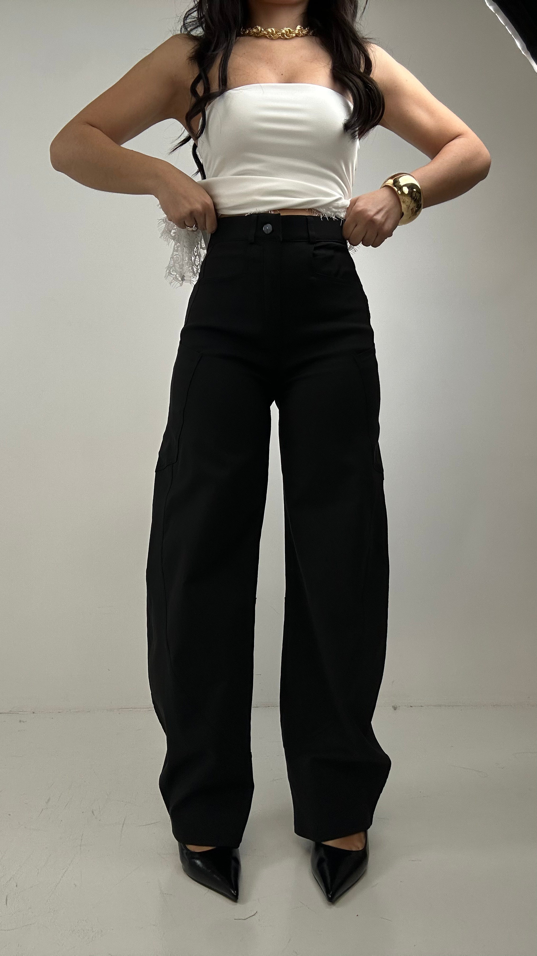 Pantalone BALLON LOW - NERO