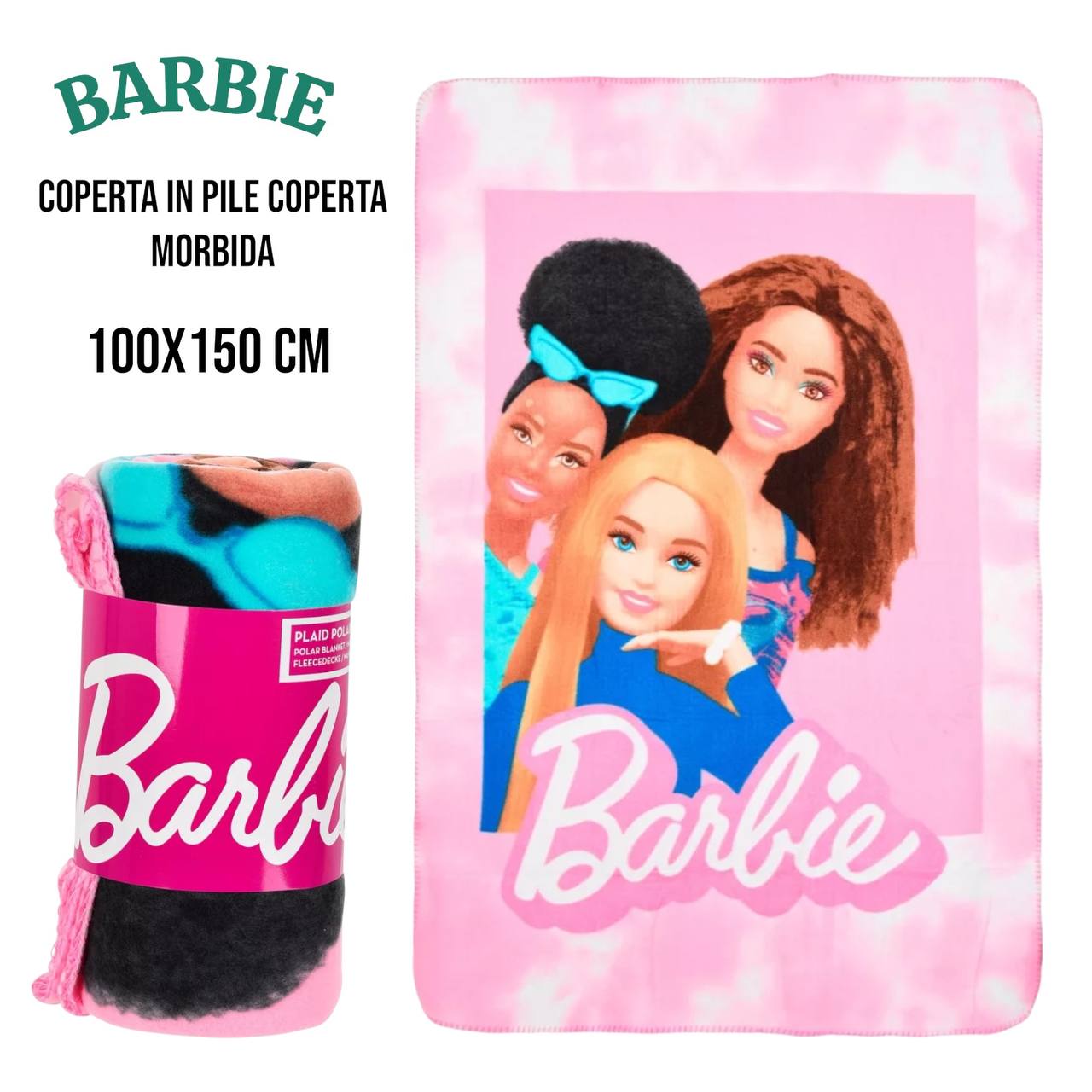 Plaid PILE DISNEY - ROSA BARBIE