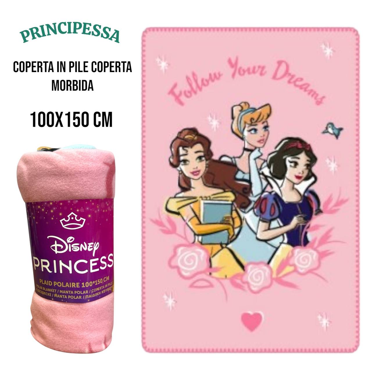 Plaid PILE DISNEY - FUCSIA