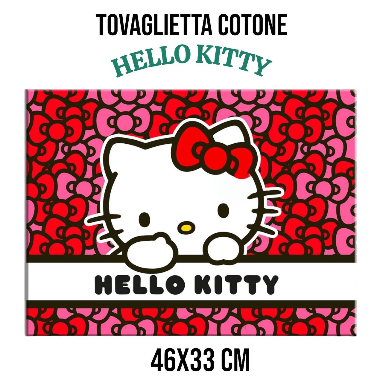 Tovaglietta HELLO KITTY - ROSSO