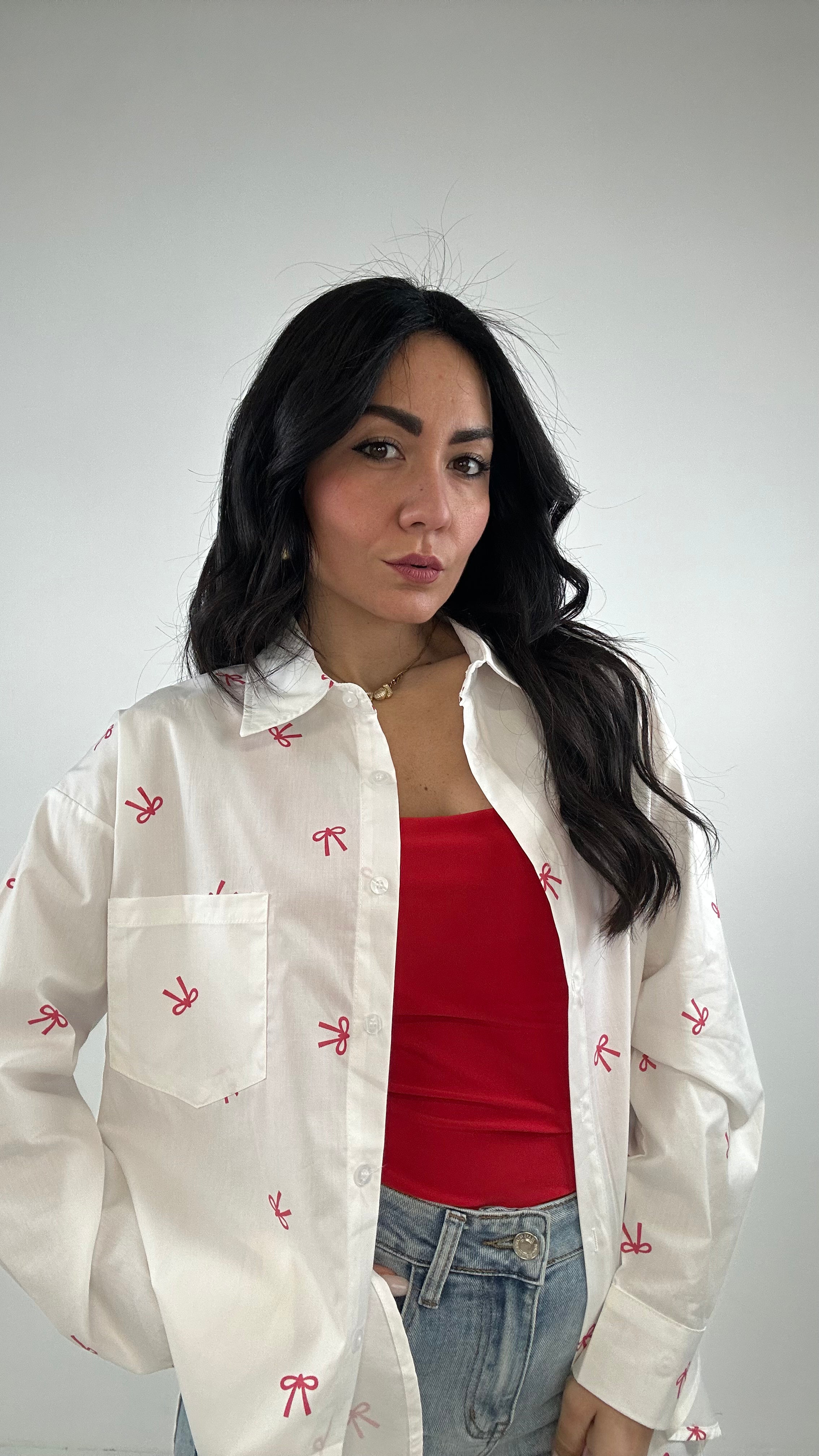 Camicia CON FIOCCHI - BIANCO