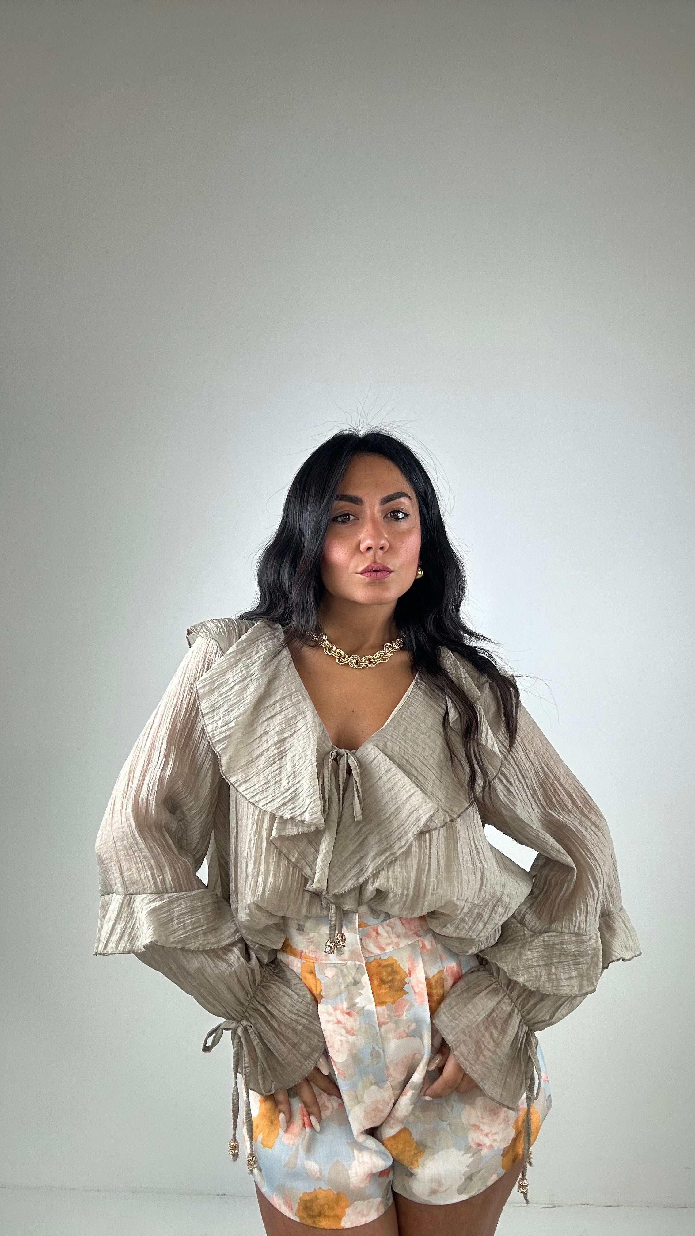 Camicia AMELIA - KHAKI