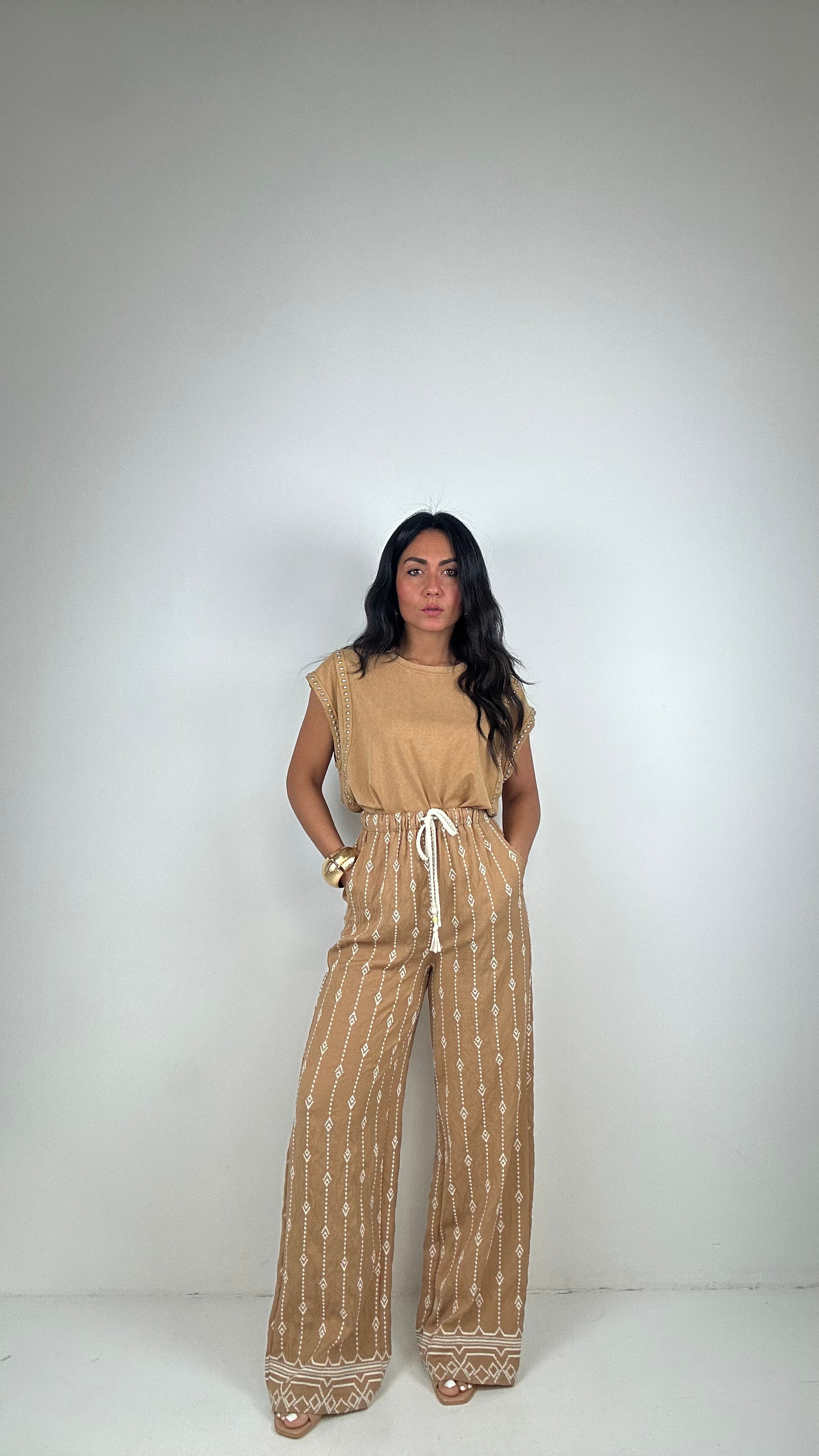 Pantalone ORIENTE - CAMMELLO
