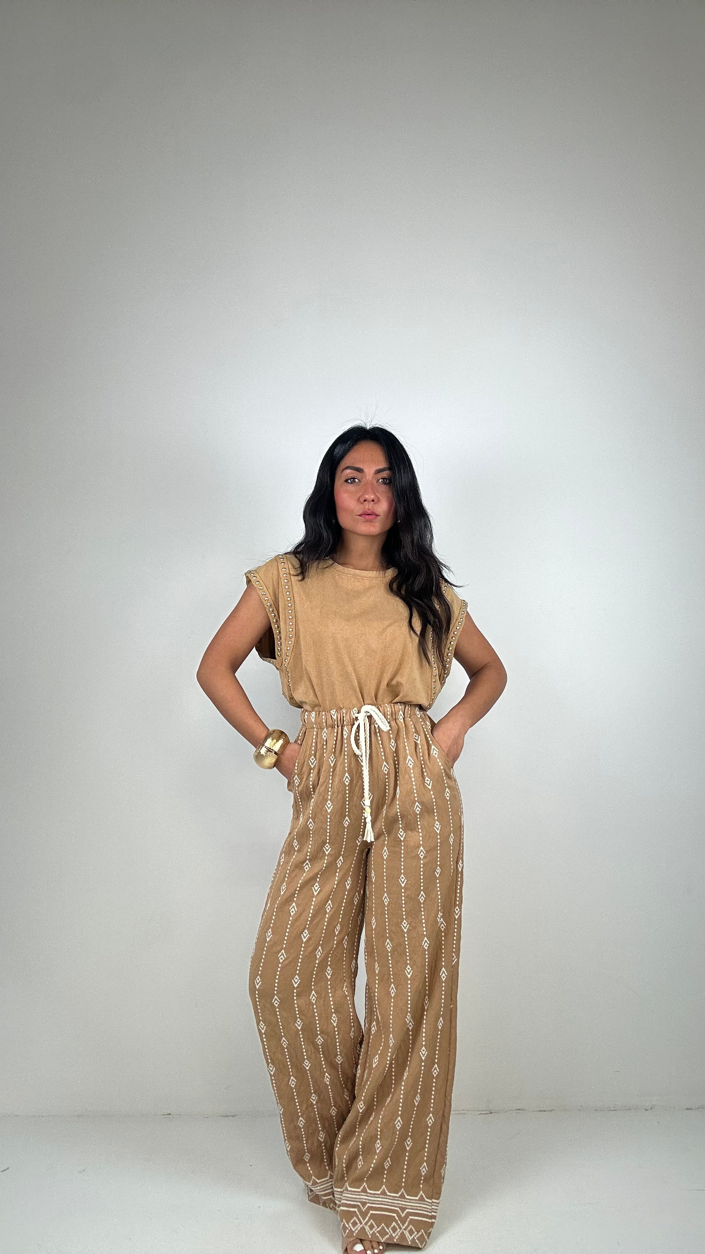 Pantalone ORIENTE - CAMMELLO