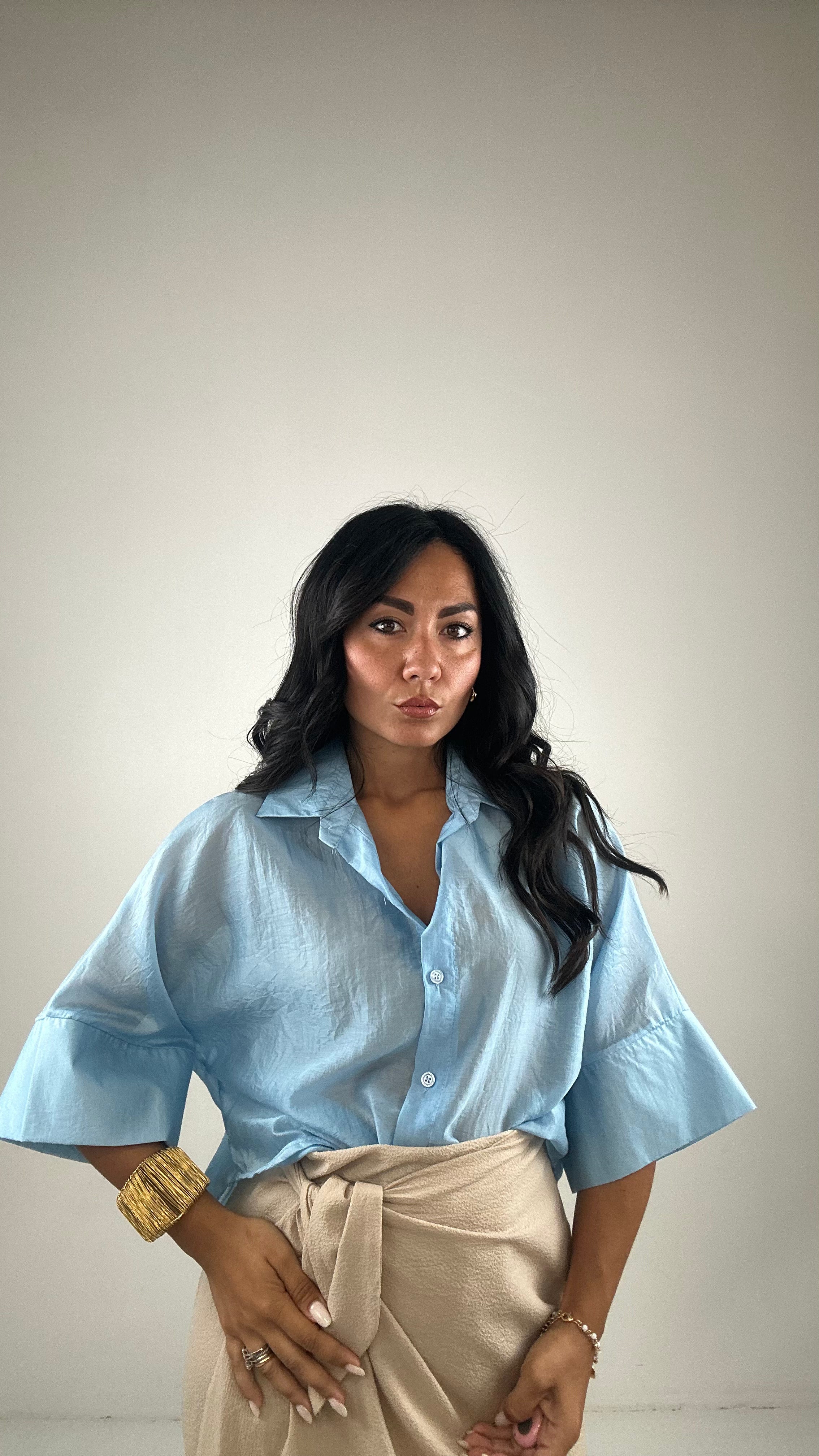 Camicia LORY - CELESTE