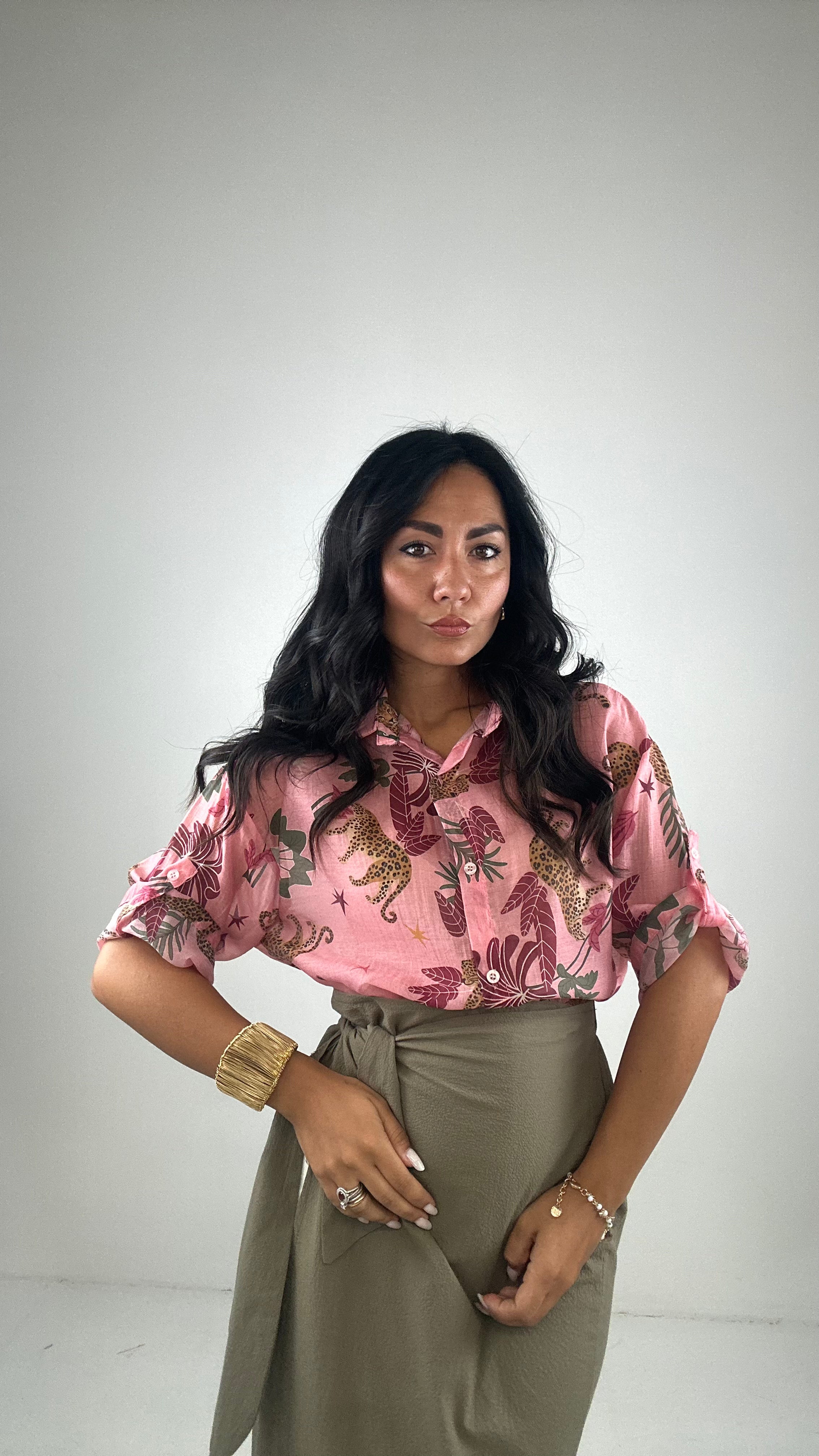 Camicia MEZZA MANICA - ROSA