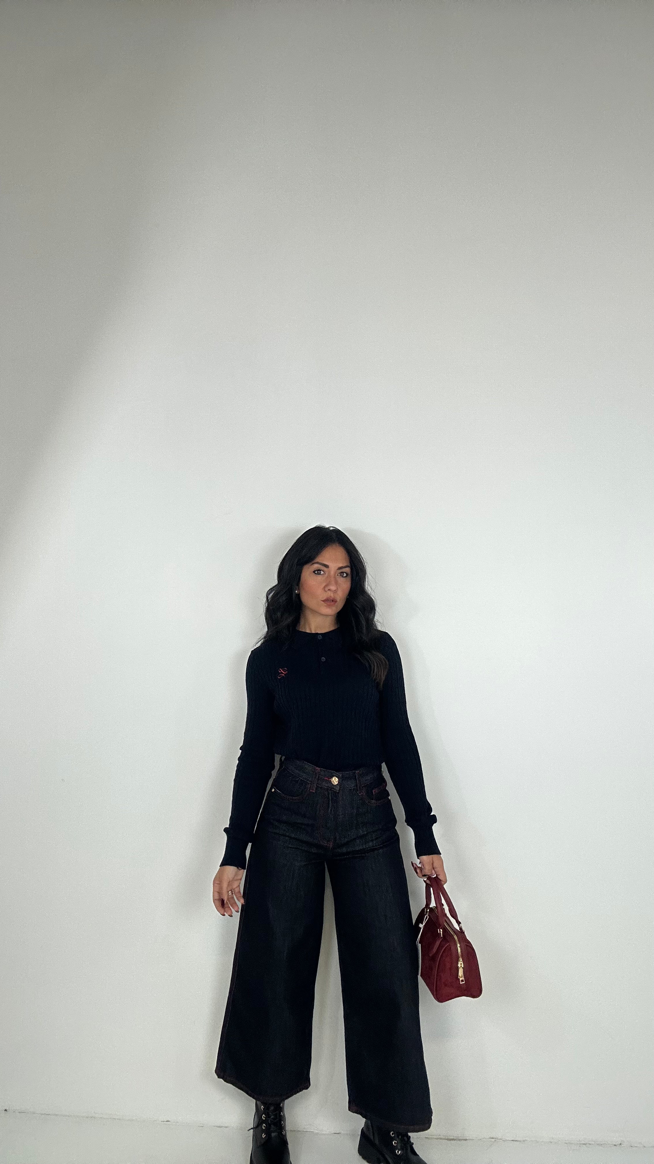 Jeans IMPUNTURE ROSSE - JEANS