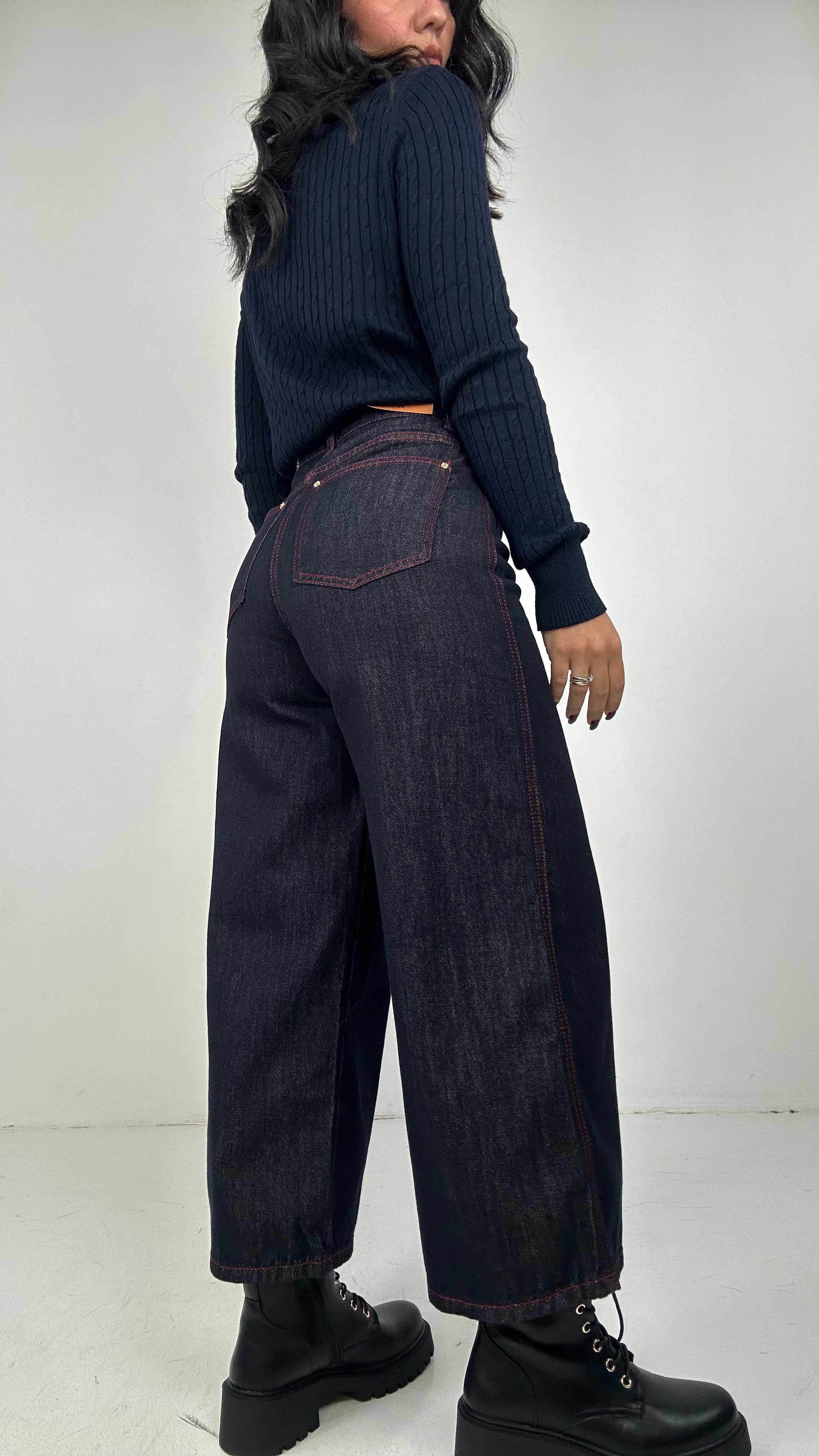 Jeans IMPUNTURE ROSSE - JEANS