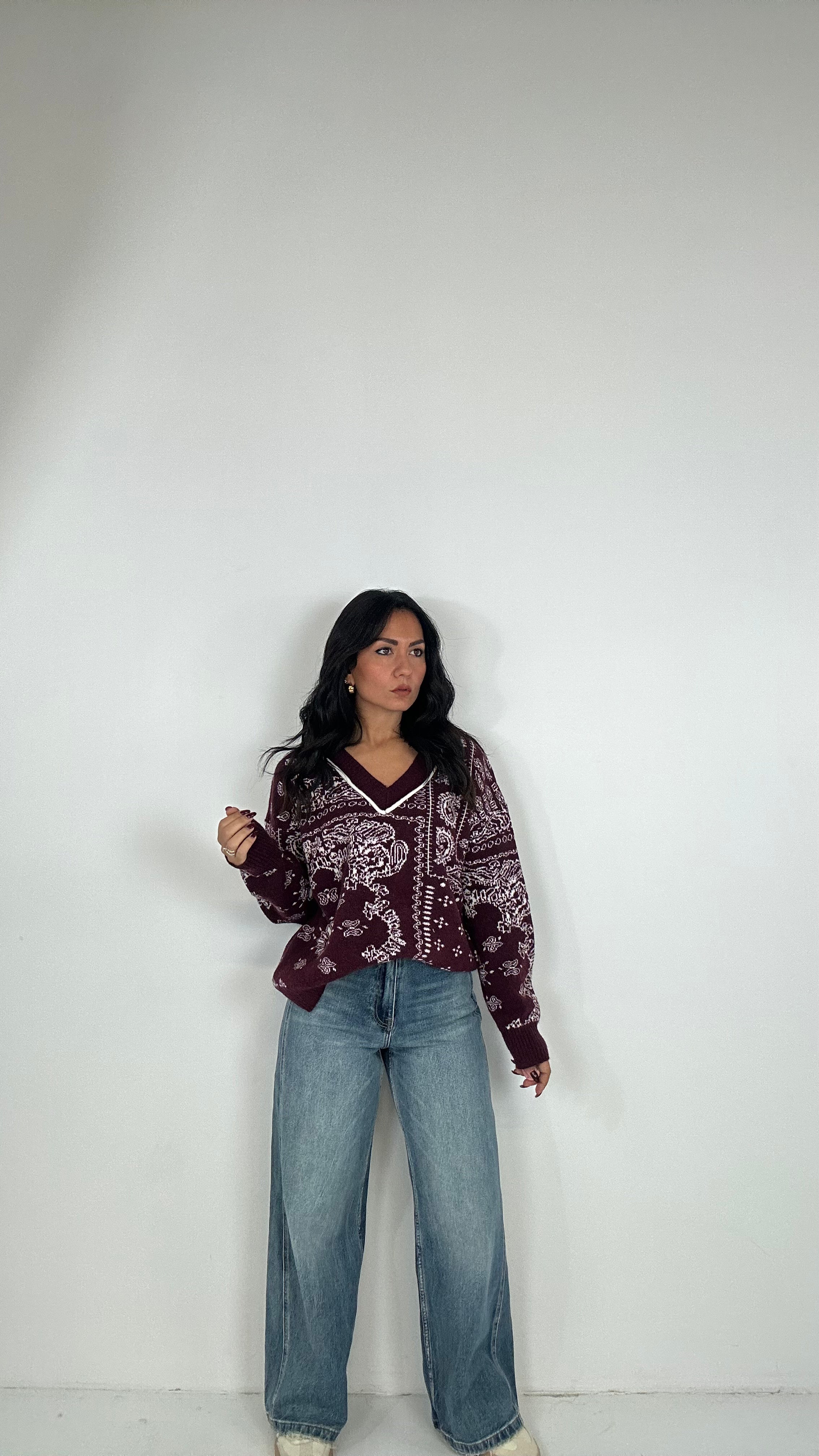 Jeans WIDE CON CUCITURA - JEANS