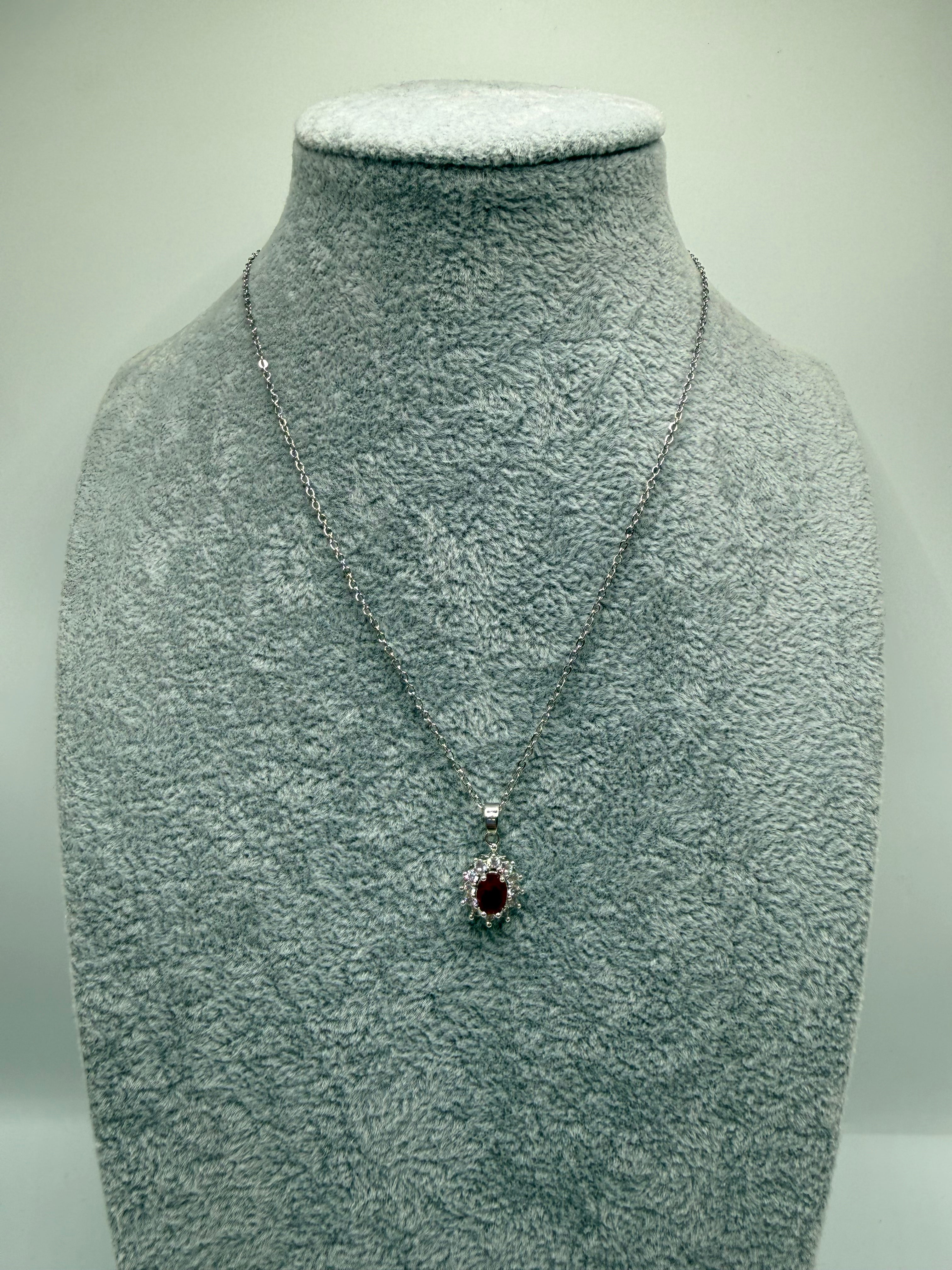 Collana LADY D - ROSSO