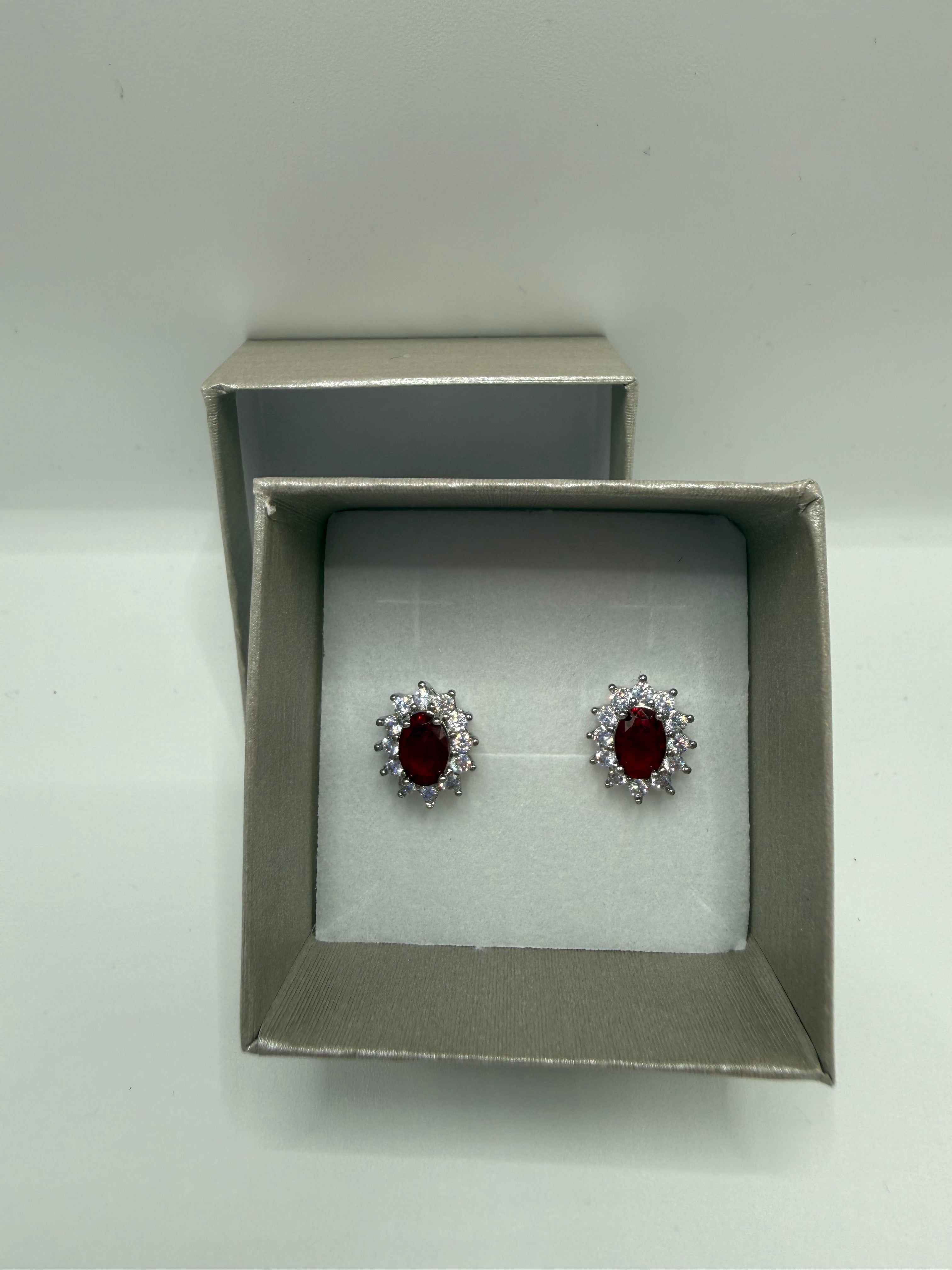 Orecchino LADY D - ROSSO