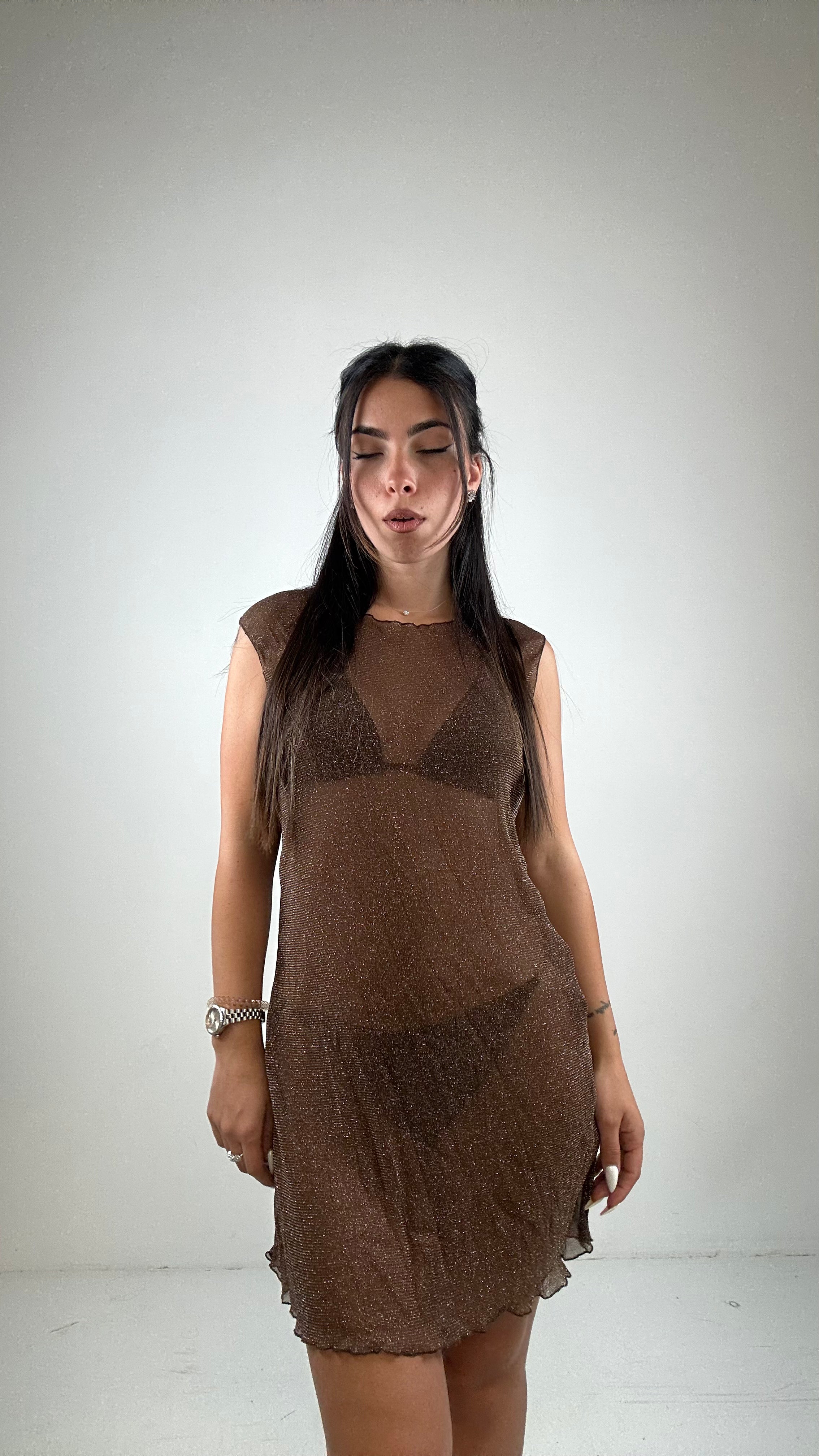 Bikini CON ABITINO - MARRONE