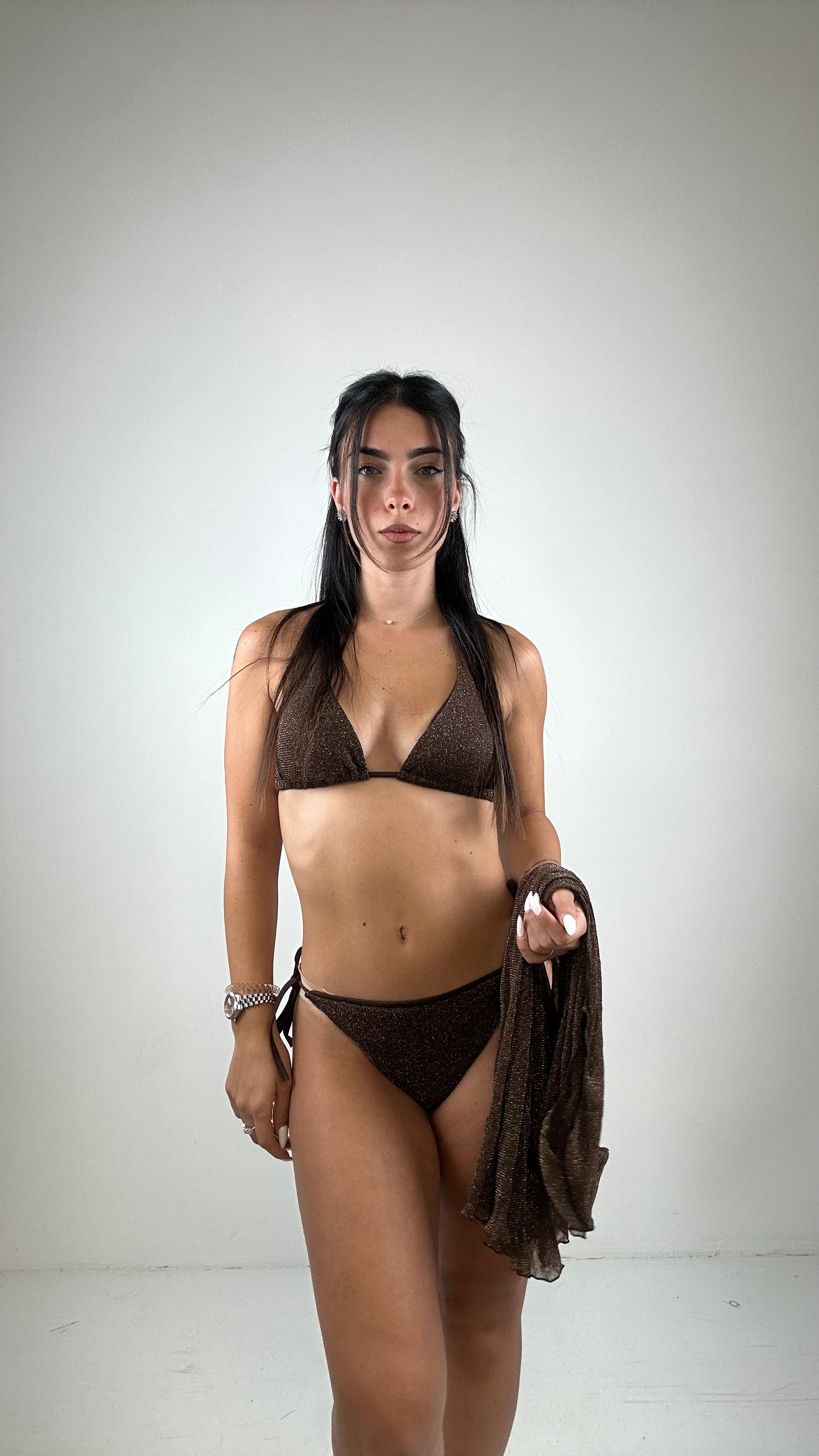 Bikini CON ABITINO - MARRONE
