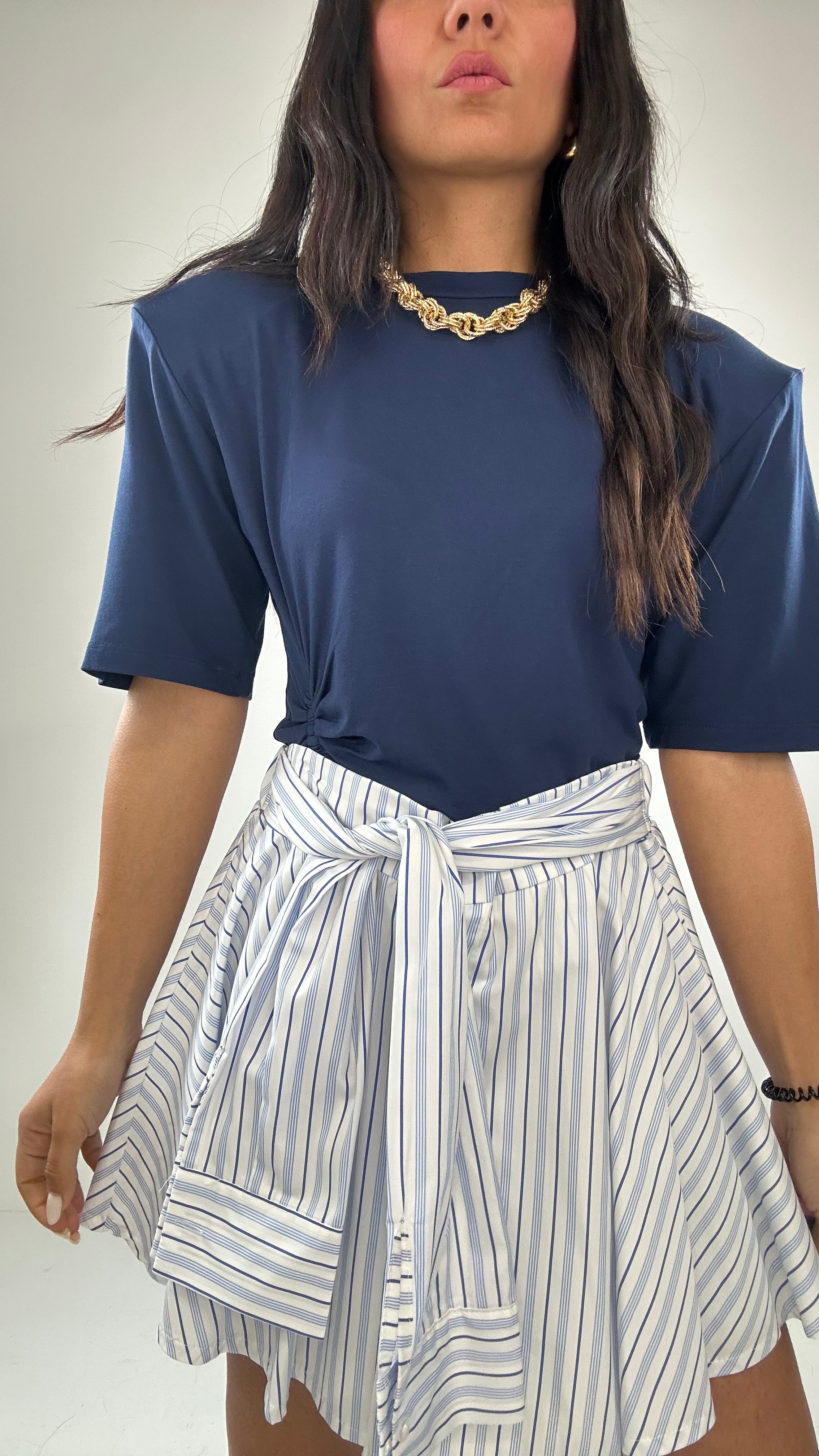 Pantagonna CAMICIA JUST - CELESTE