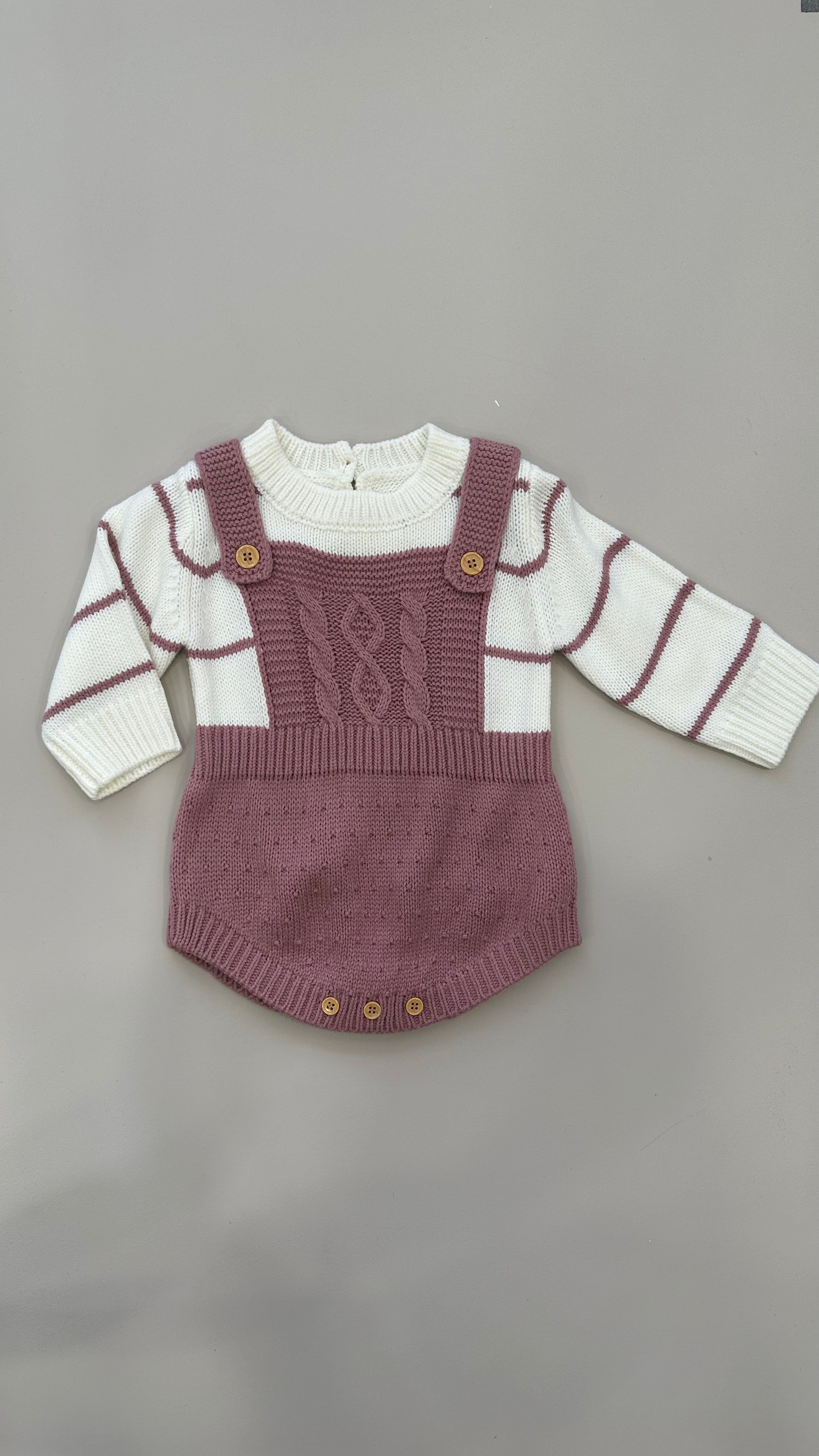 Pagliaccetto TRECCIA 3-18M - ROSA