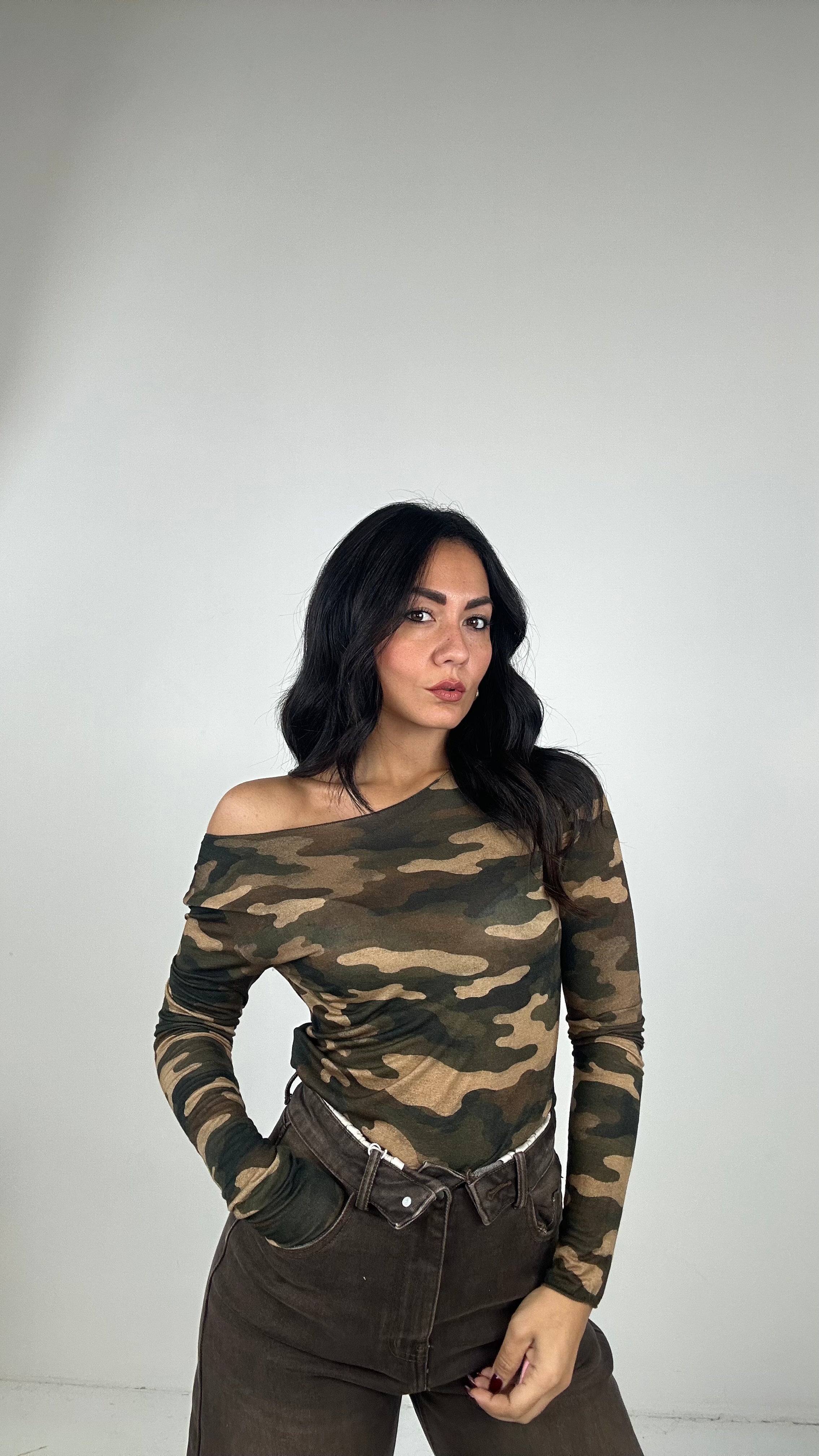 Maglia CASHMERE MILITARE - VERDE