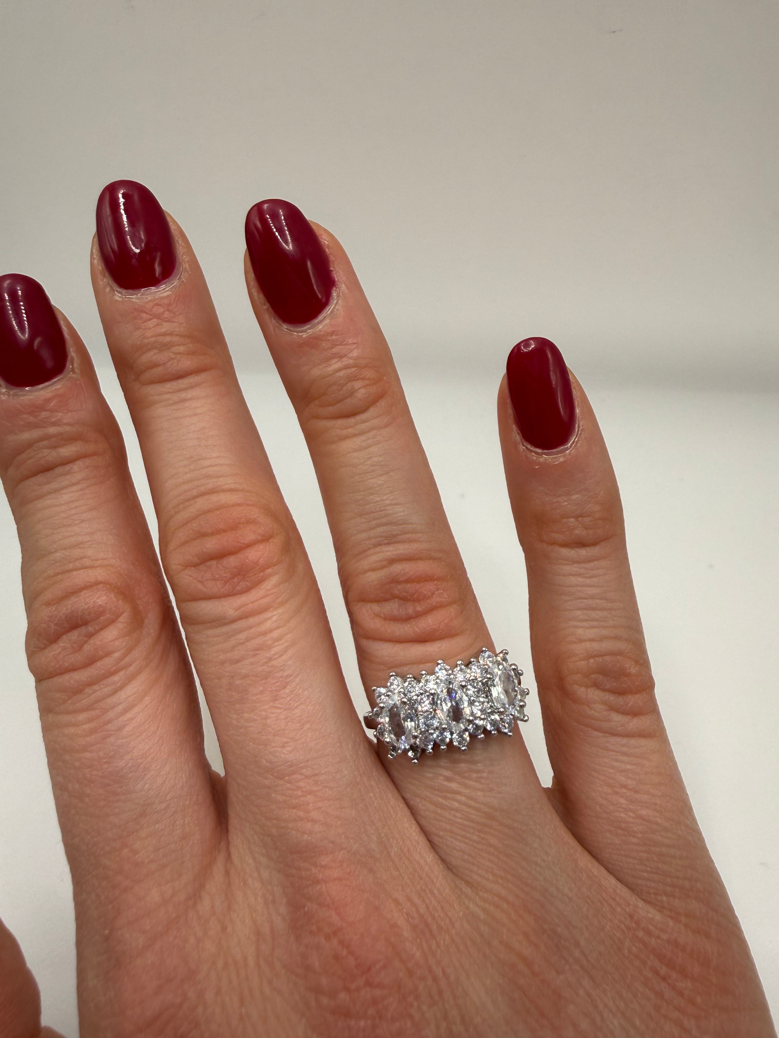 Anello DOPPIO BRIL - ARGENTO