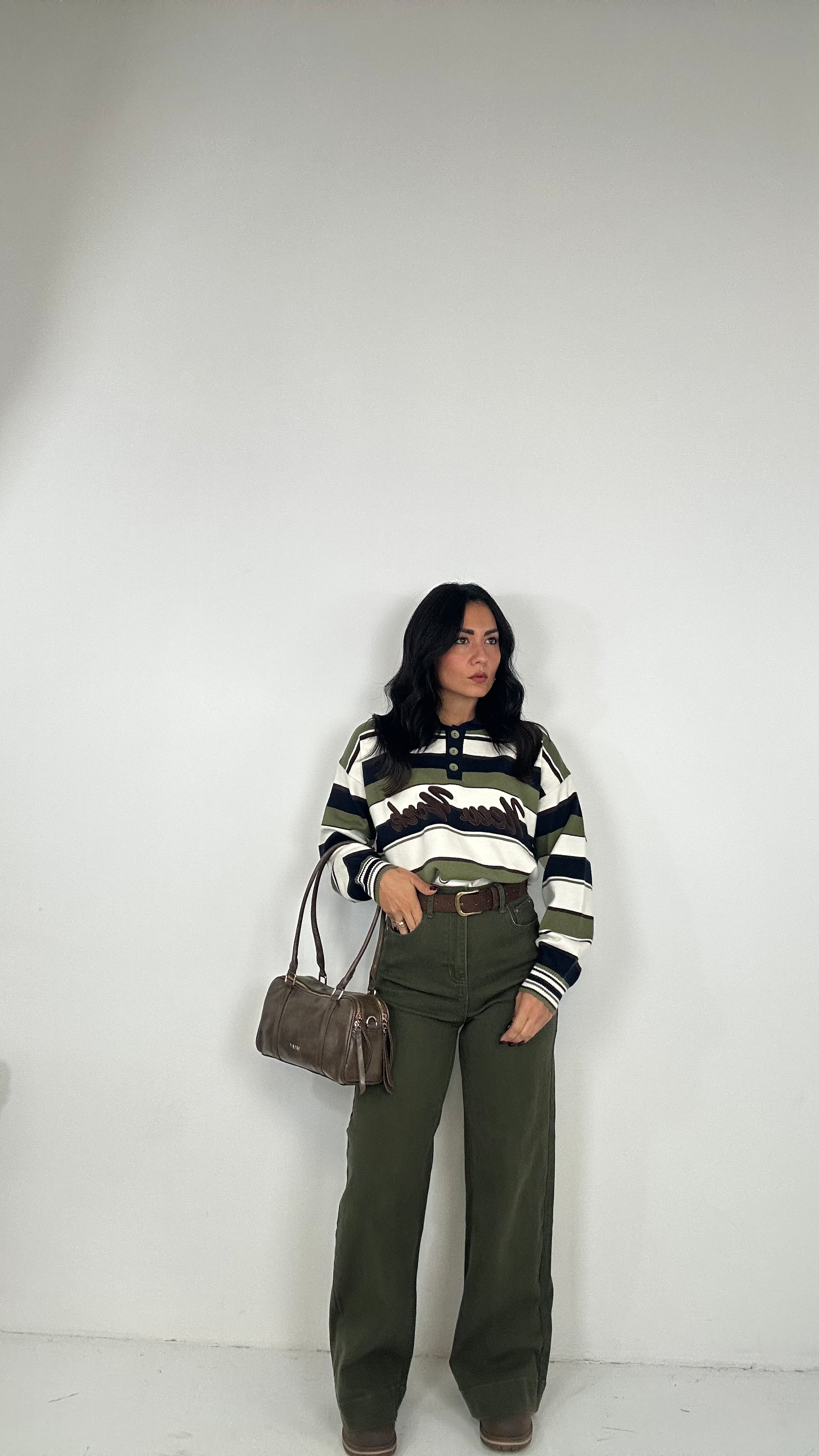 Jeans OFFICE - VERDE MILITARE