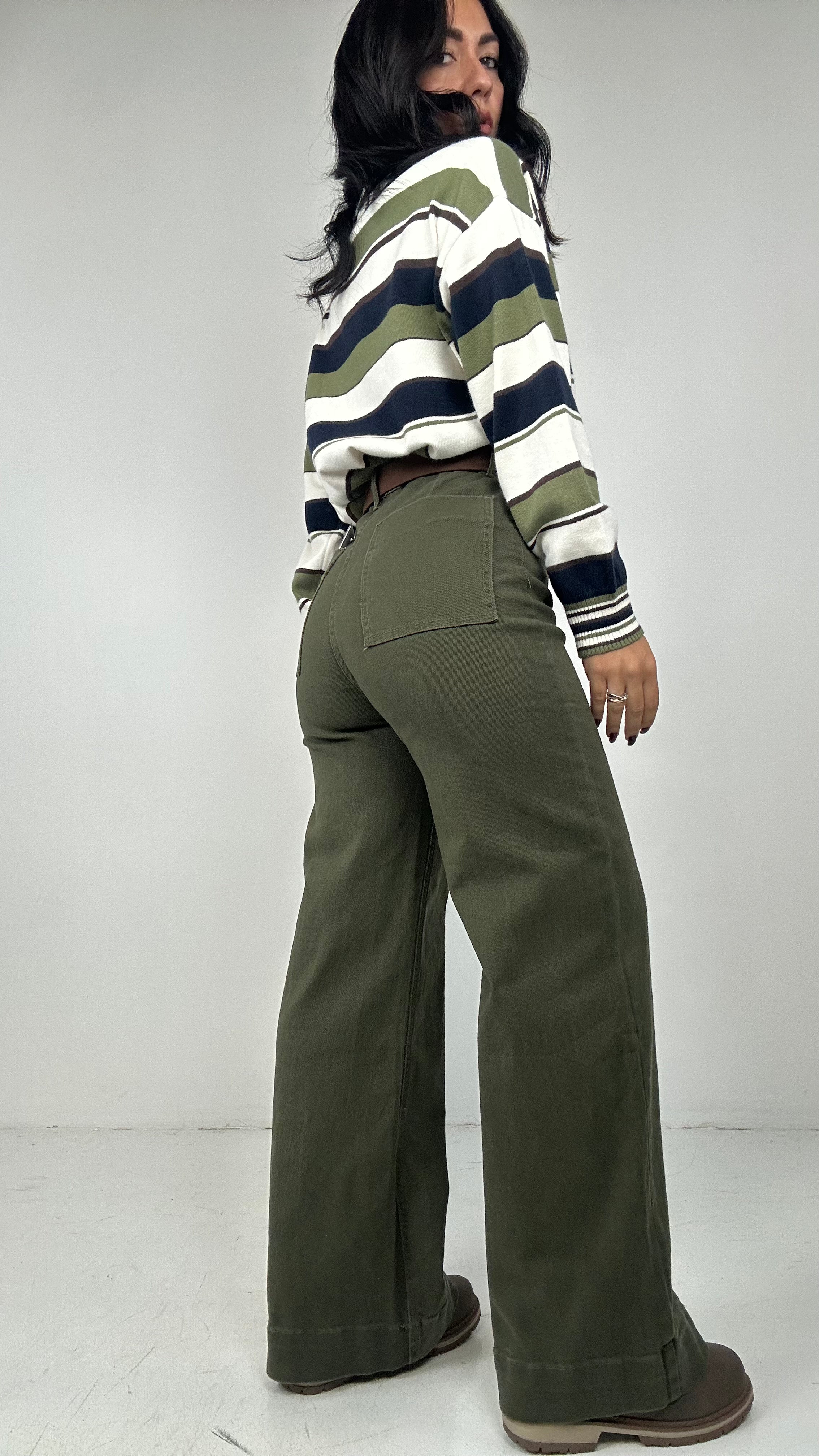 Jeans OFFICE - VERDE MILITARE