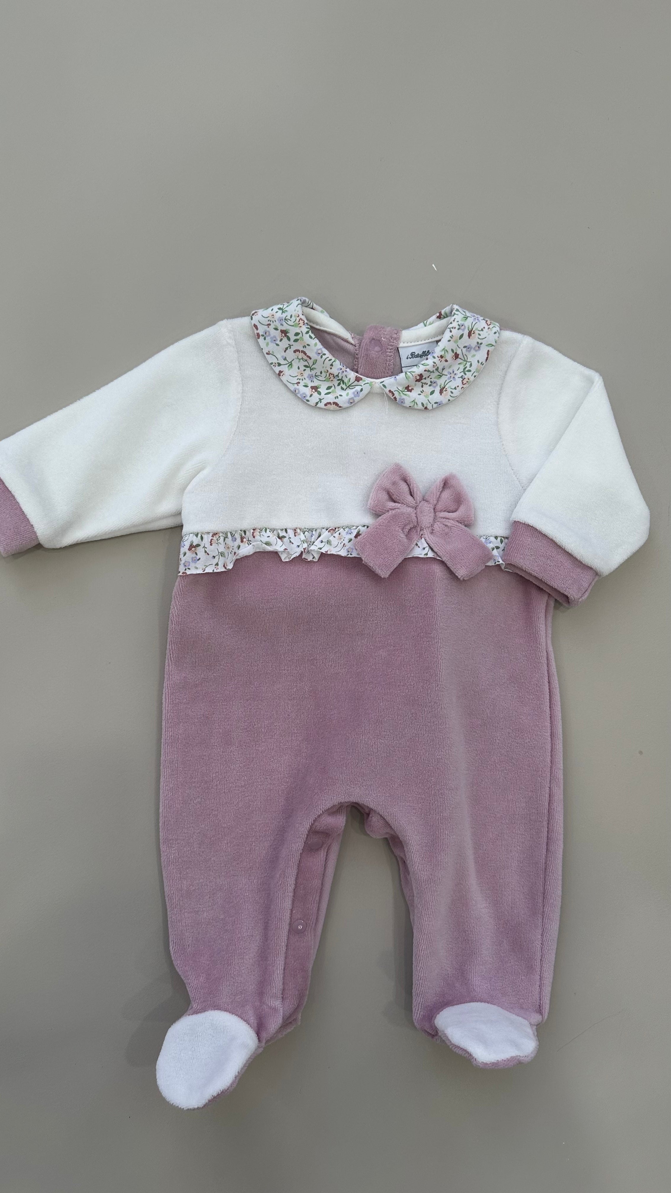 Tutina CINIGLIA FIOCCO 0-6 - ROSA