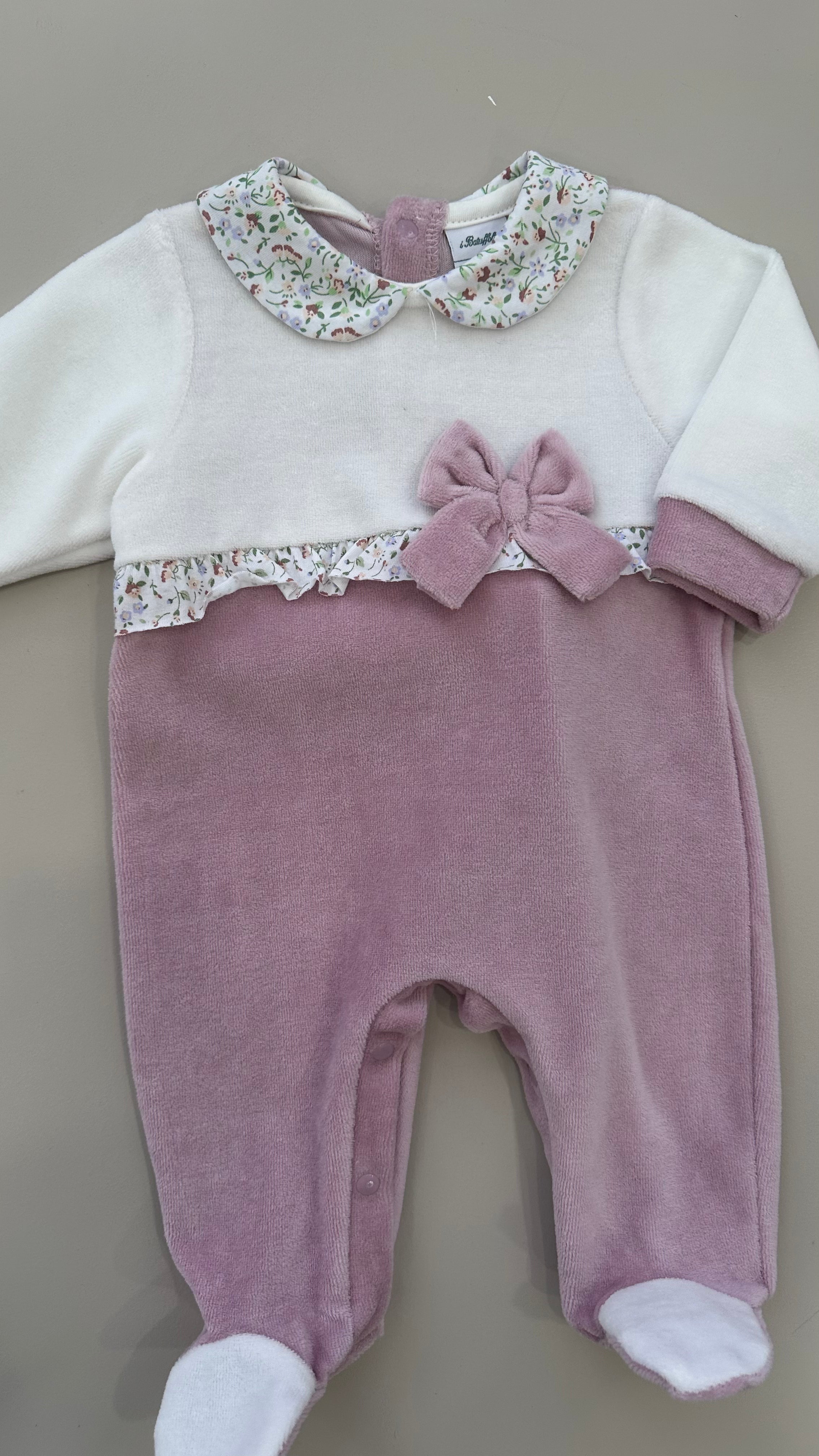 Tutina CINIGLIA FIOCCO 0-6 - ROSA