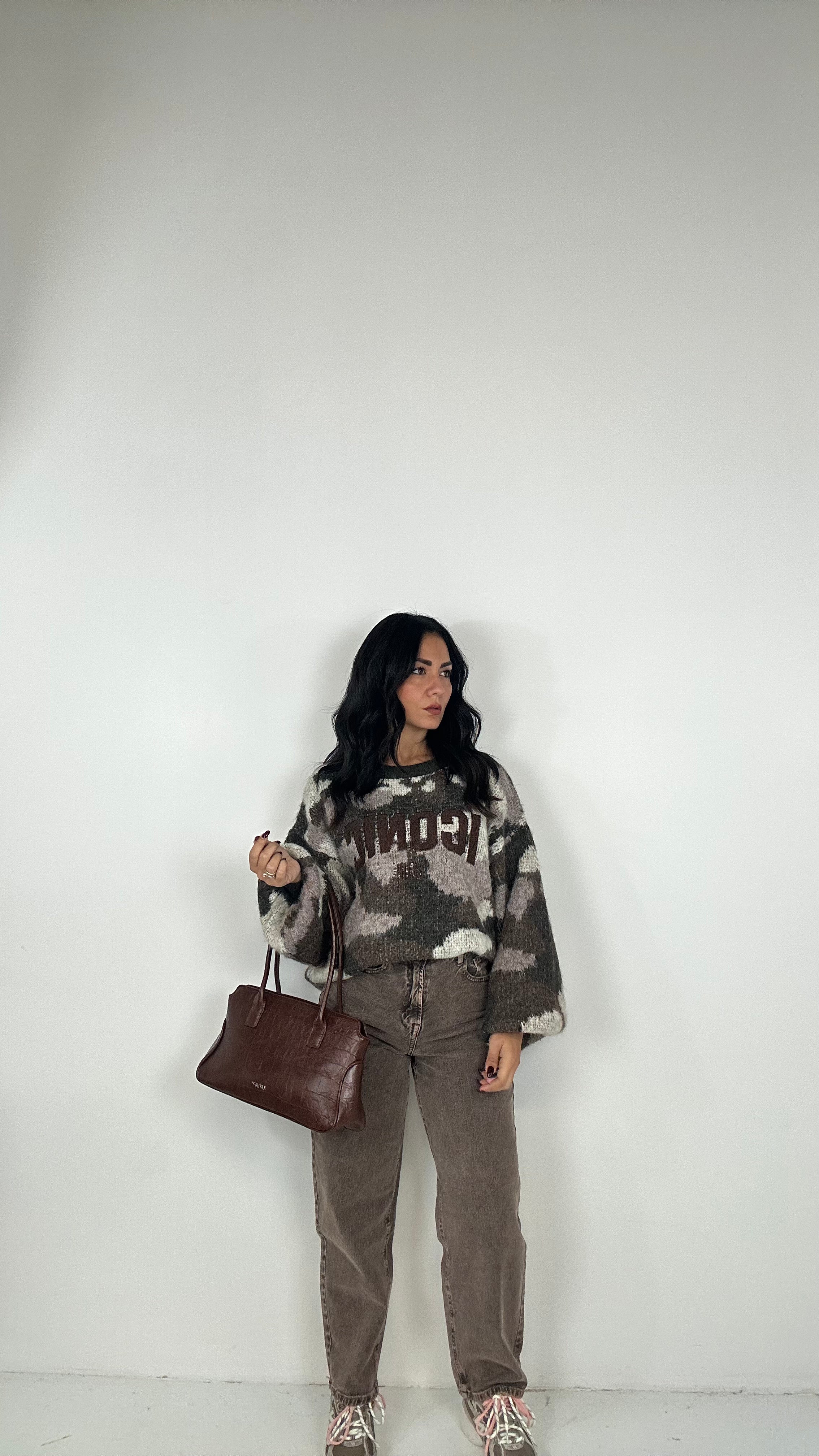 Jeans SLAVATO BARREL - MARRONE