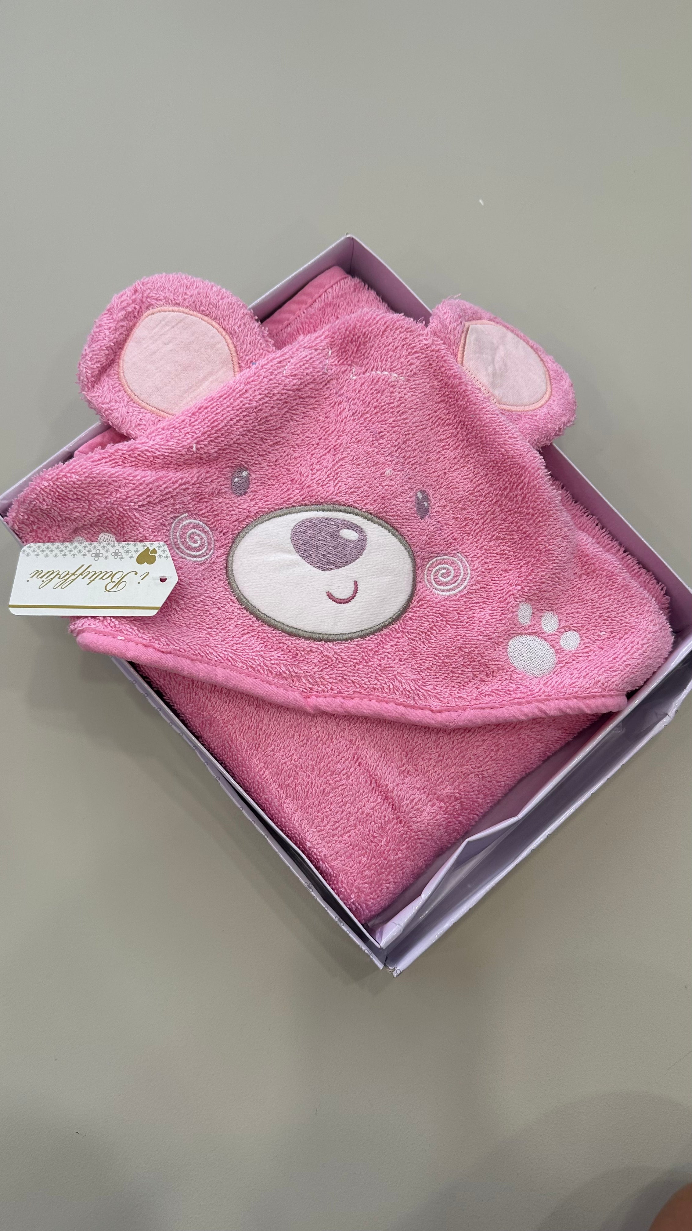 ACCAPPATOIO Triangolo Orso - FUCSIA