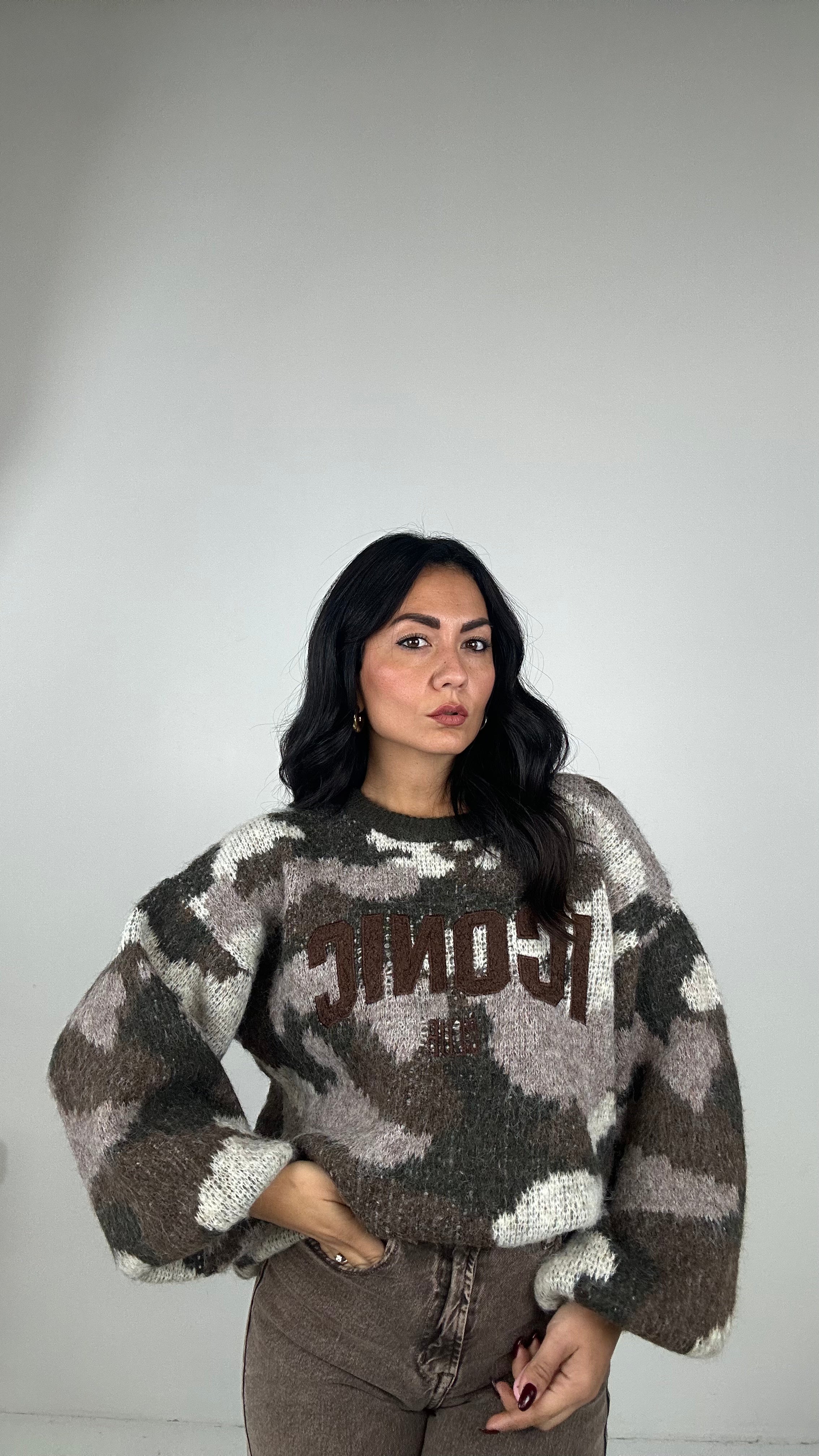Pull ICONIC MILITARE - VERDE