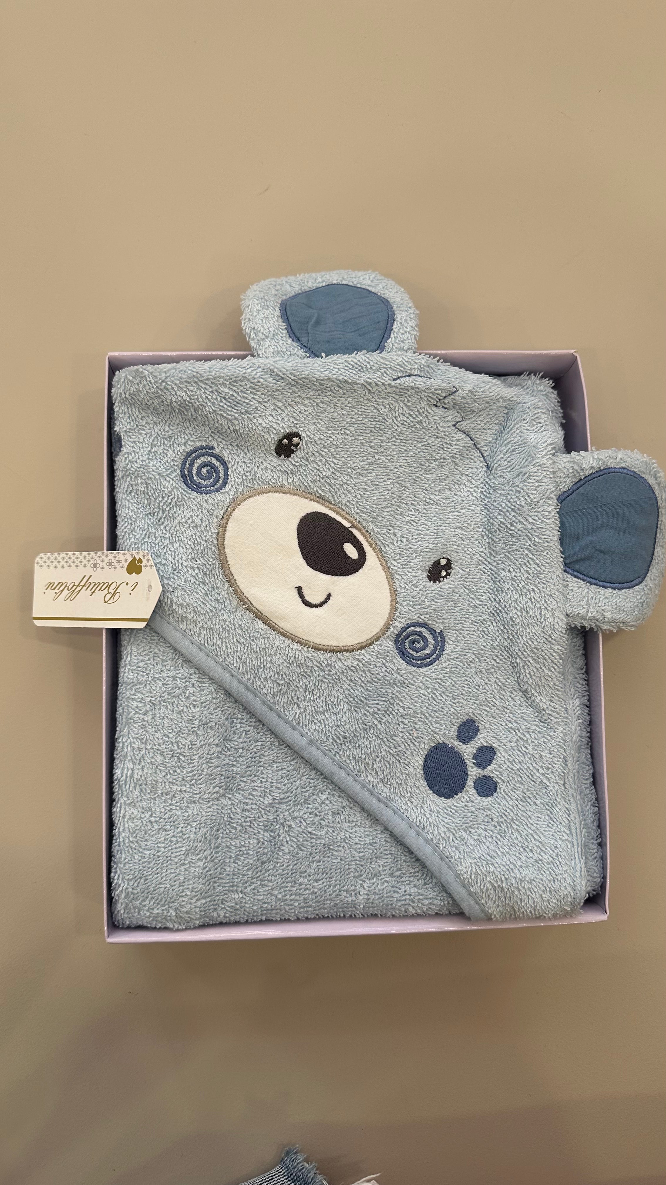 ACCAPPATOIO Triangolo Orso - AZZURRO