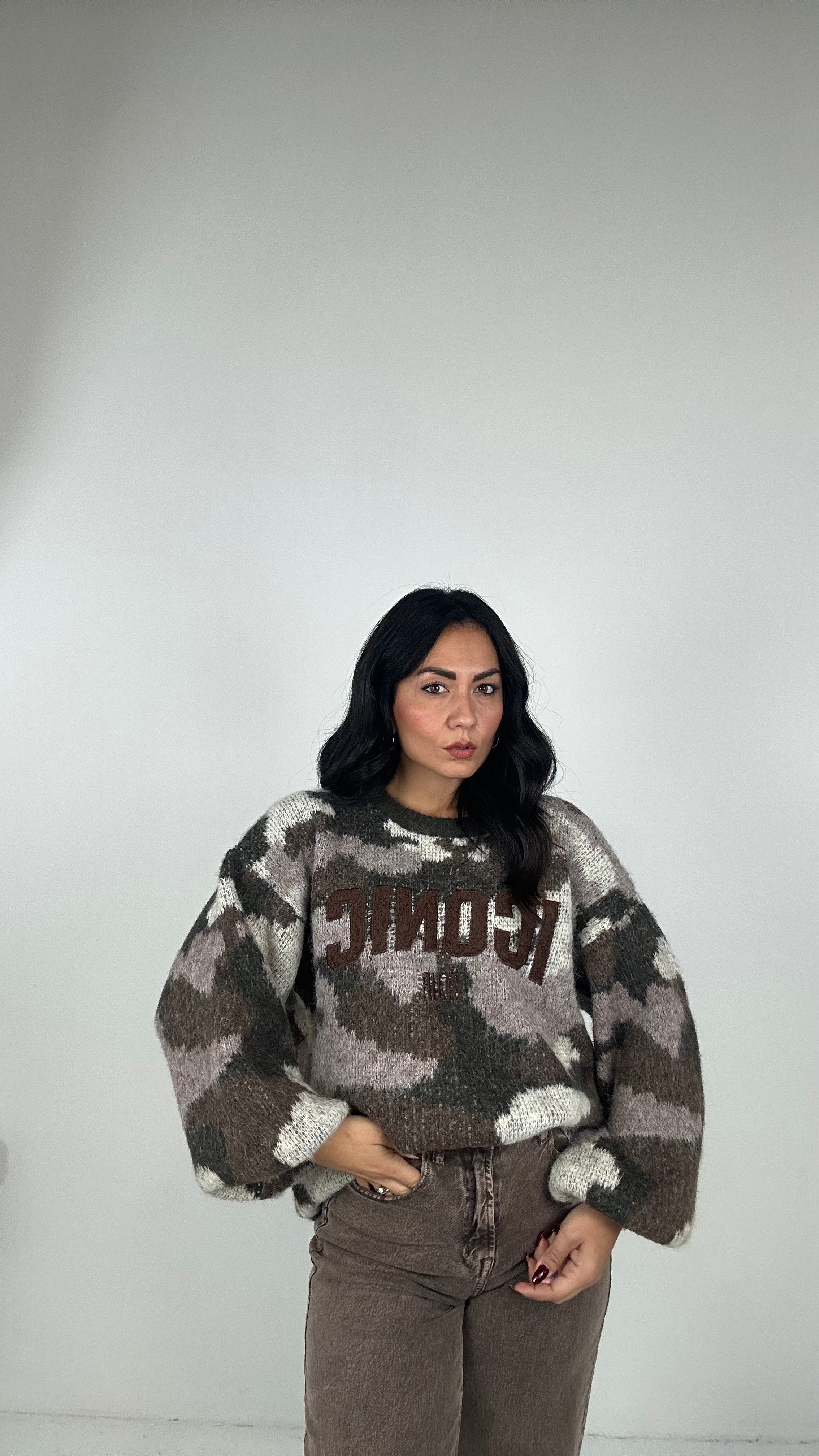 Pull ICONIC MILITARE - VERDE