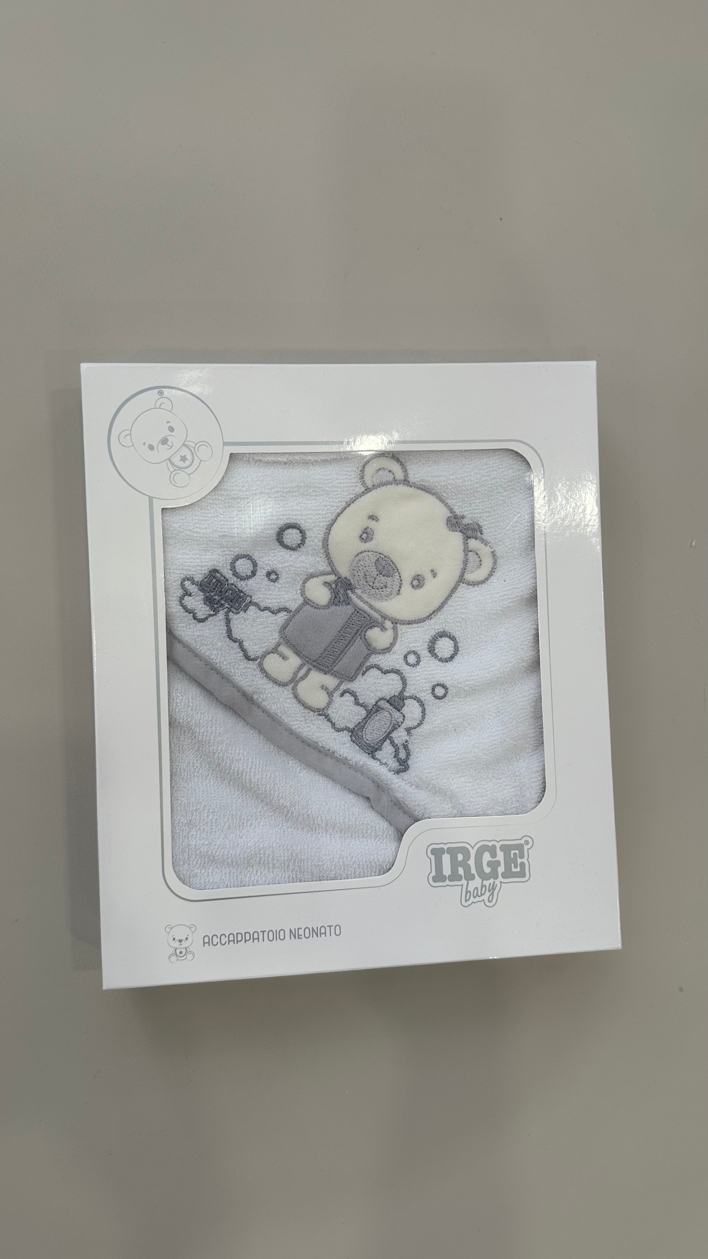 ACCAPPATOIO Neonato Triangolo - GRIGIO