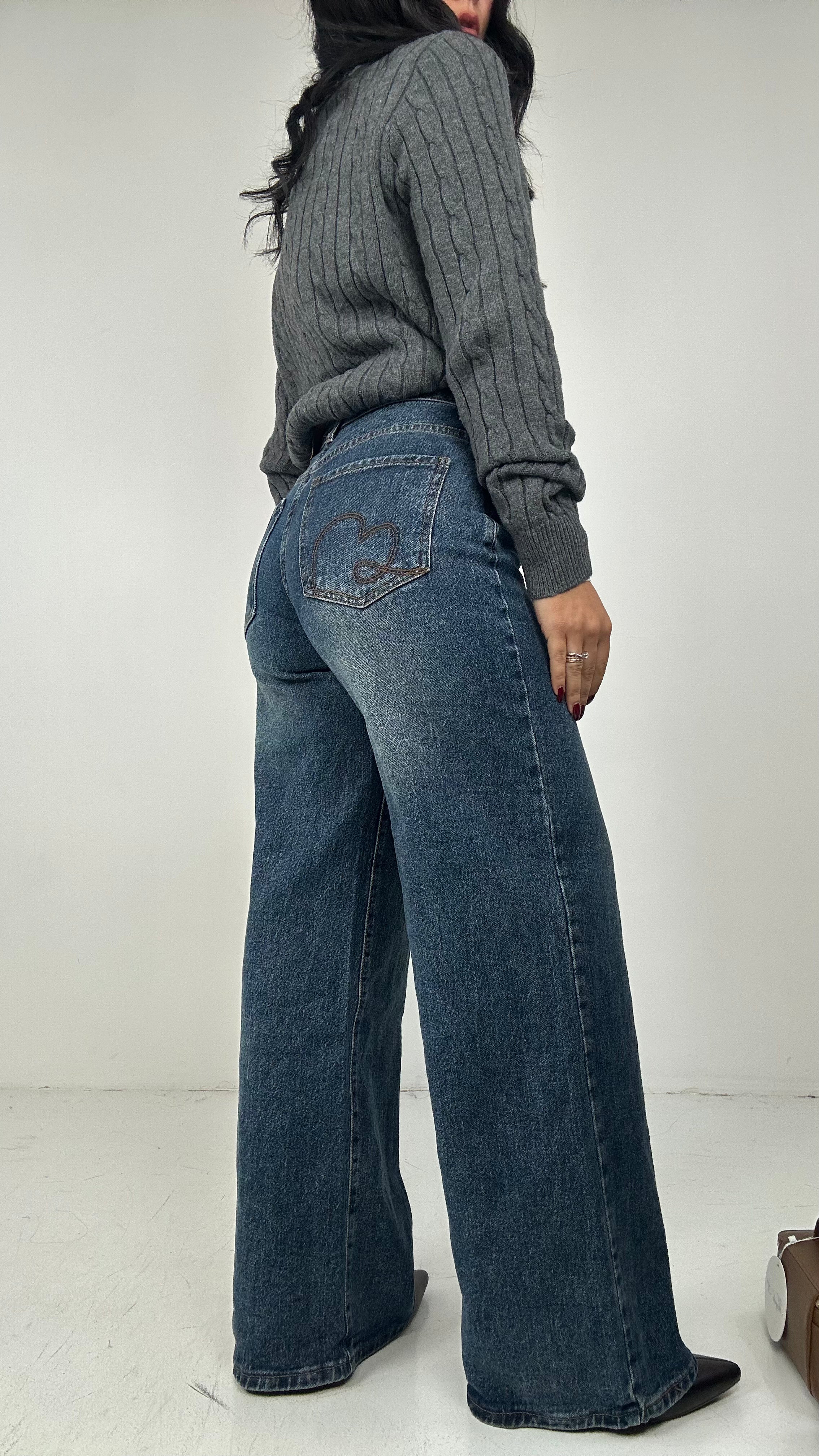 Jeans W.LEG TASSELLO - JEANS