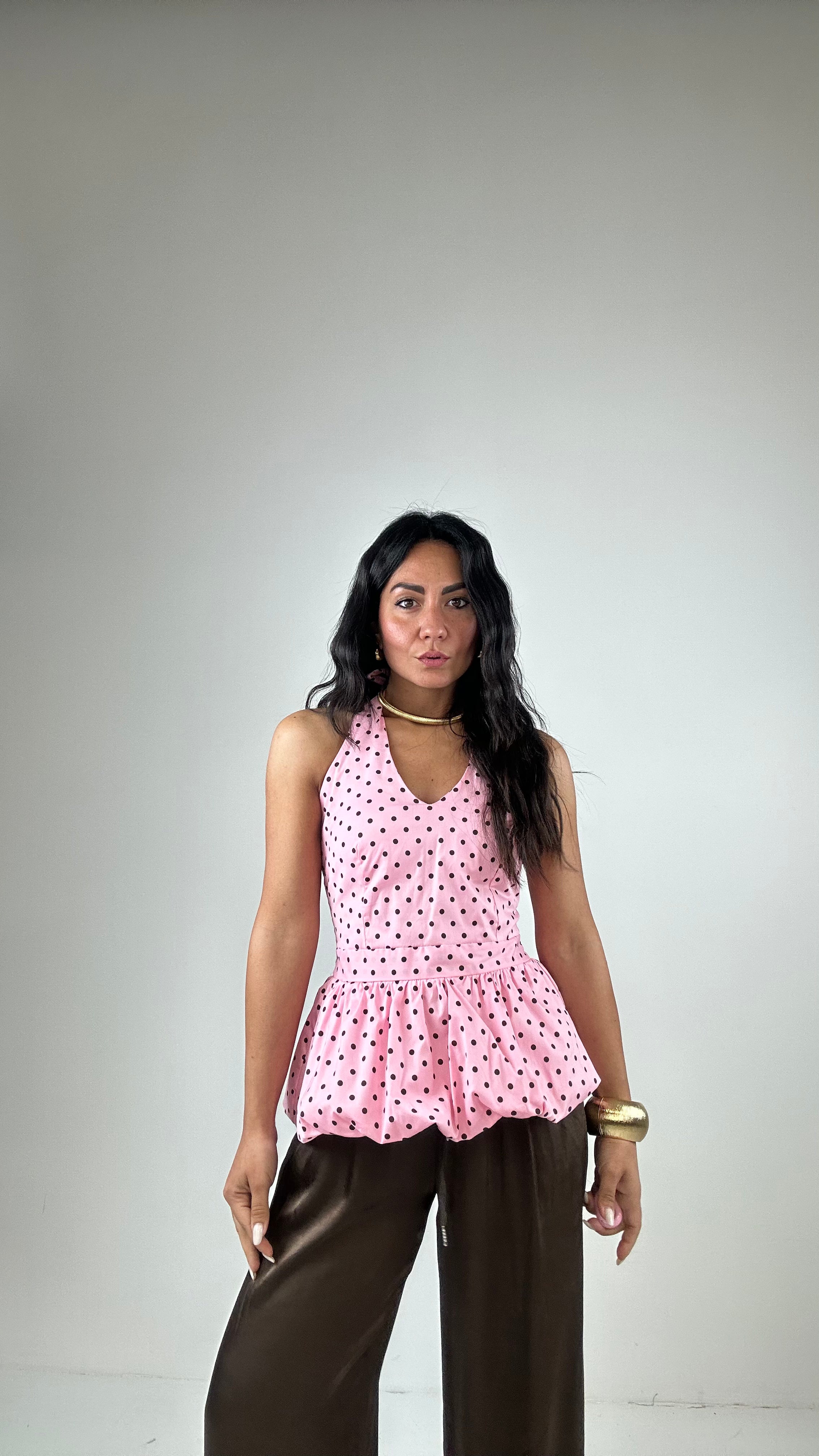 Top POIS PALLONCINO - ROSA