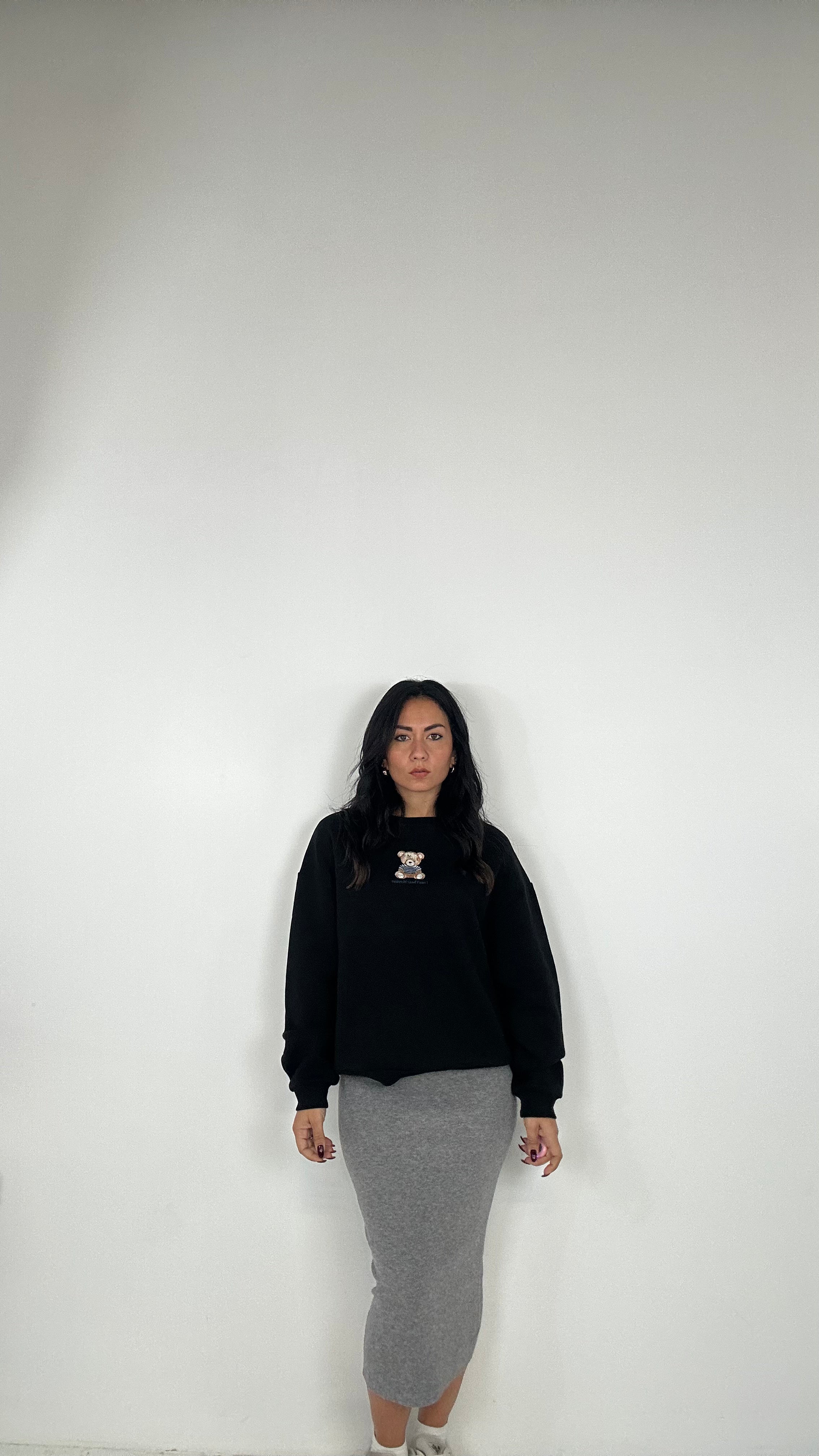 Gonna TUBINO MAGLIA - GRIGIO