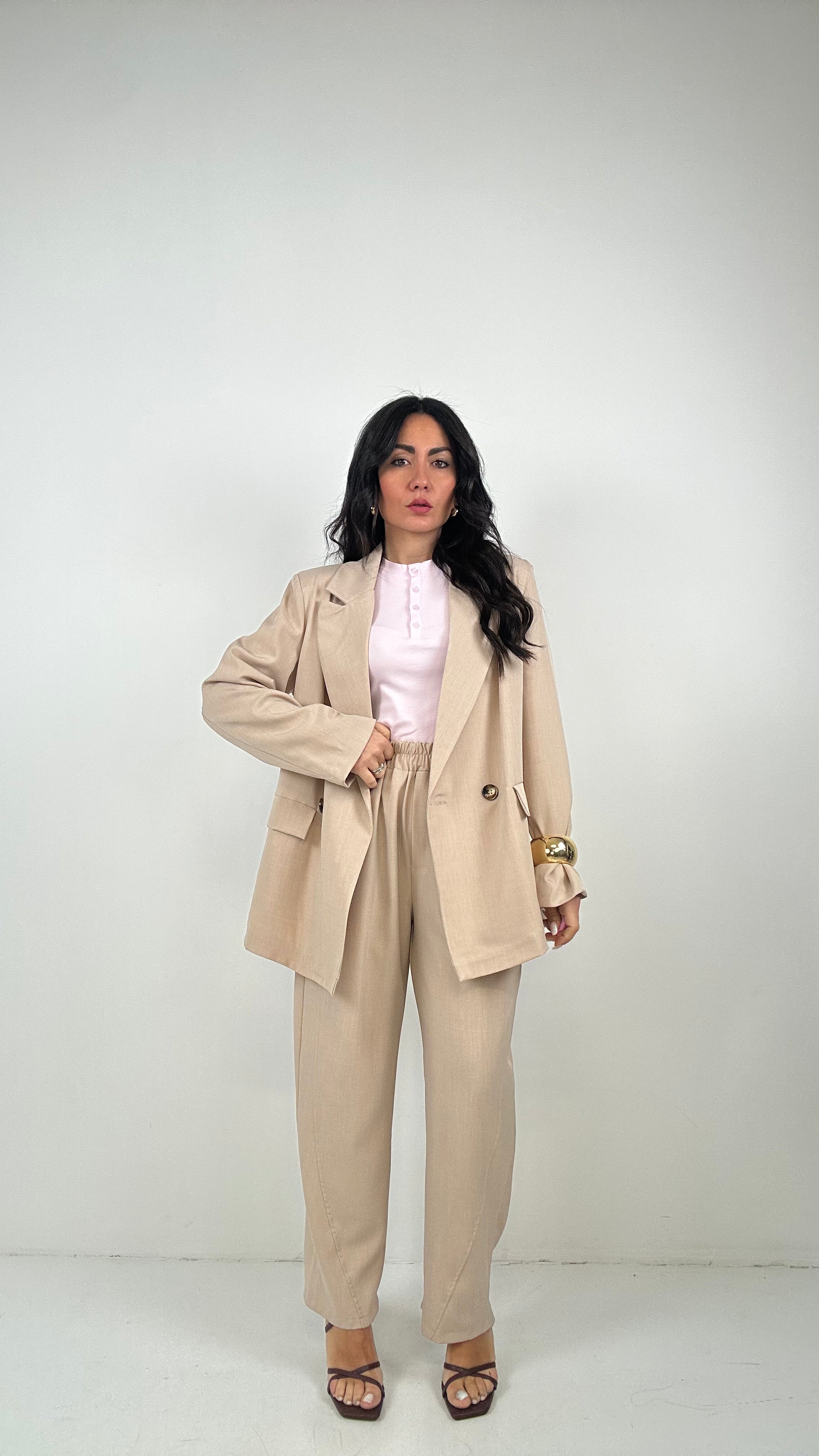 Tailleur BALLON - BEIGE