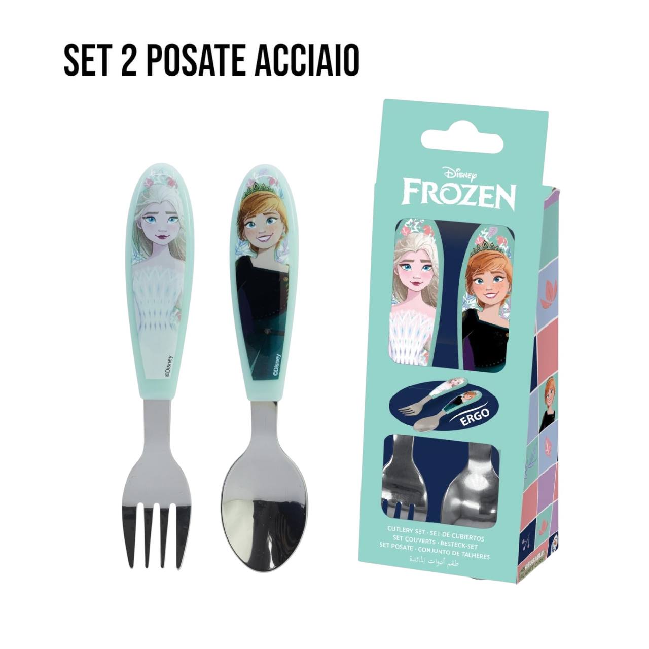 Set POSATE ACCIAIO - VIOLA