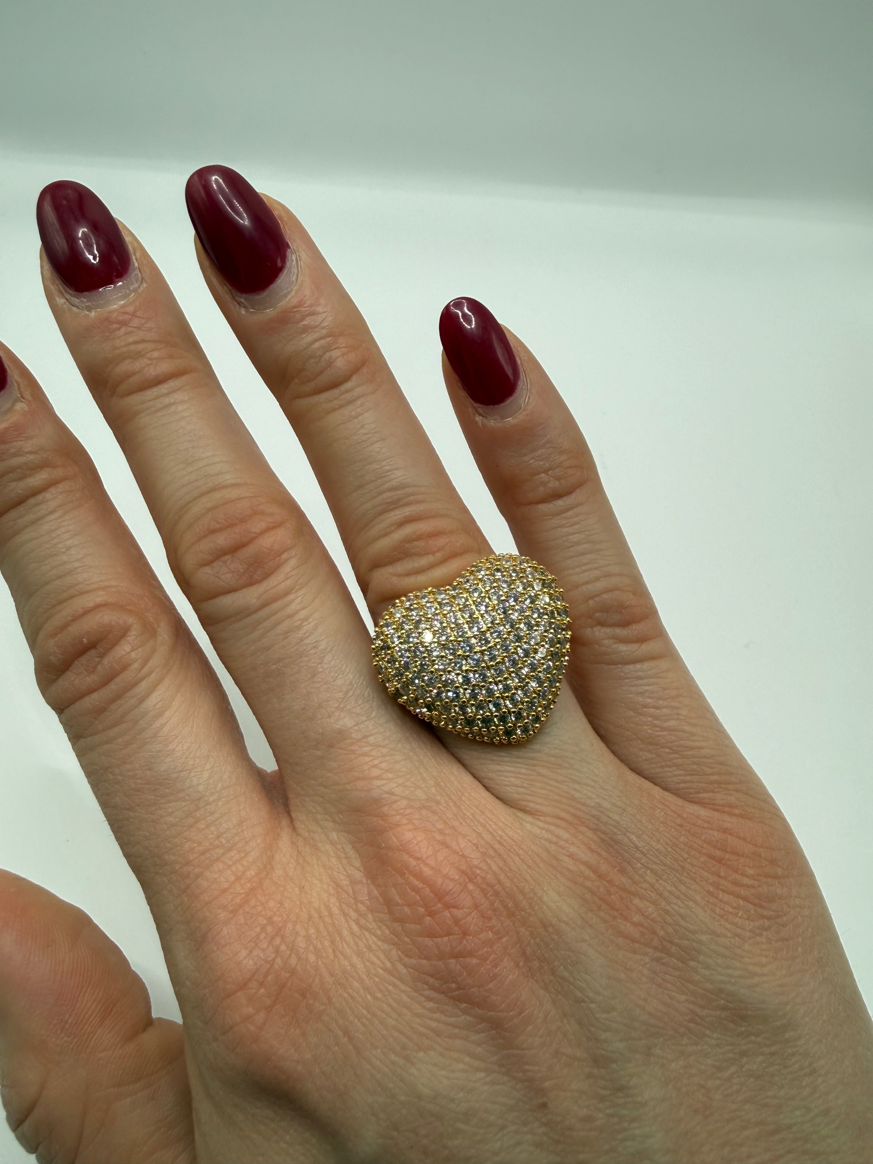 Anello CUORE BRILLA - ORO