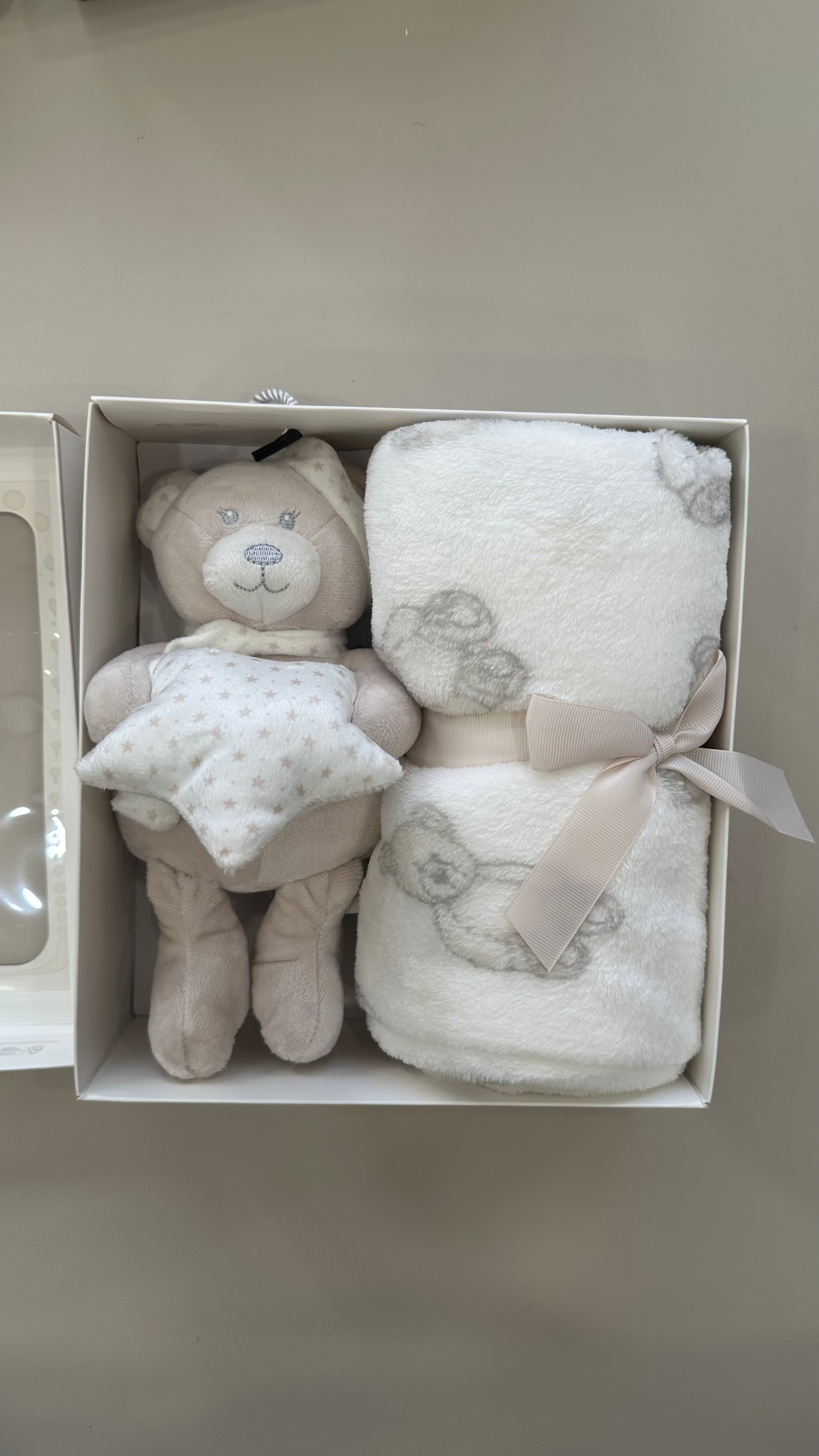 Plaid CON PUPAZZO - BEIGE