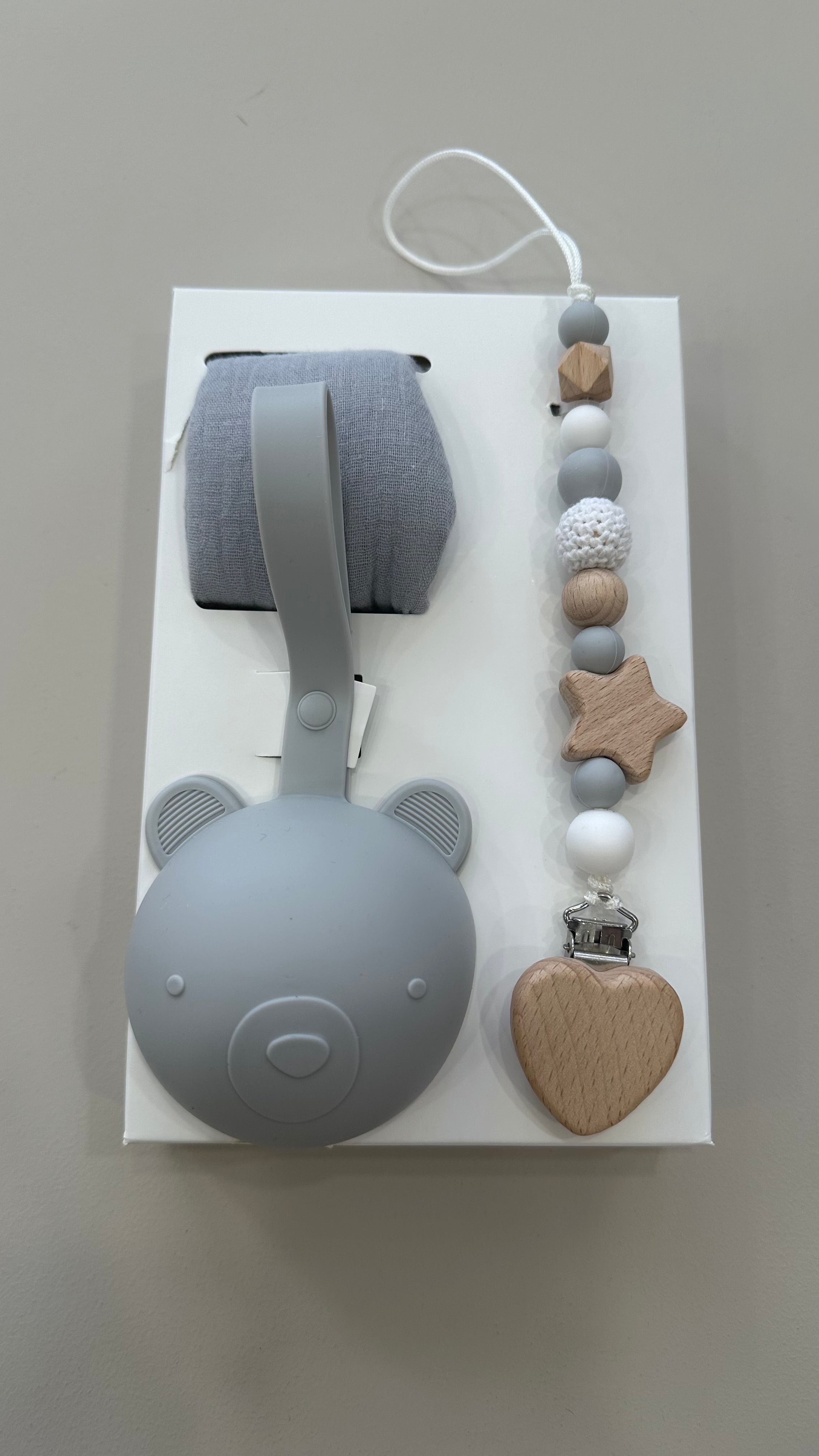 Set DOU DOU+PORTACIUCCIO+CATENELLA - GRIGIO
