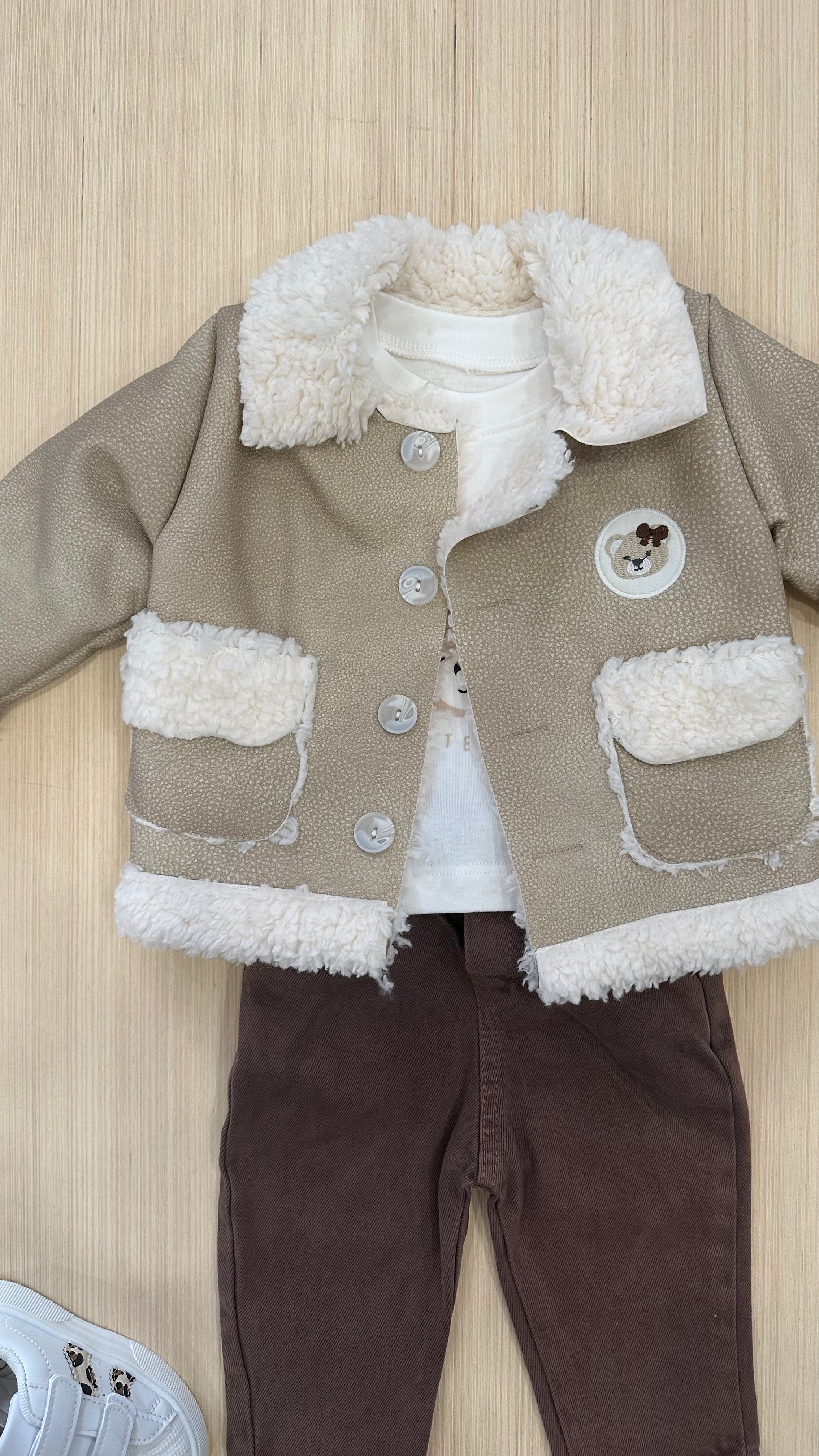 Completo CON MONTONCINO 6-24M - BEIGE