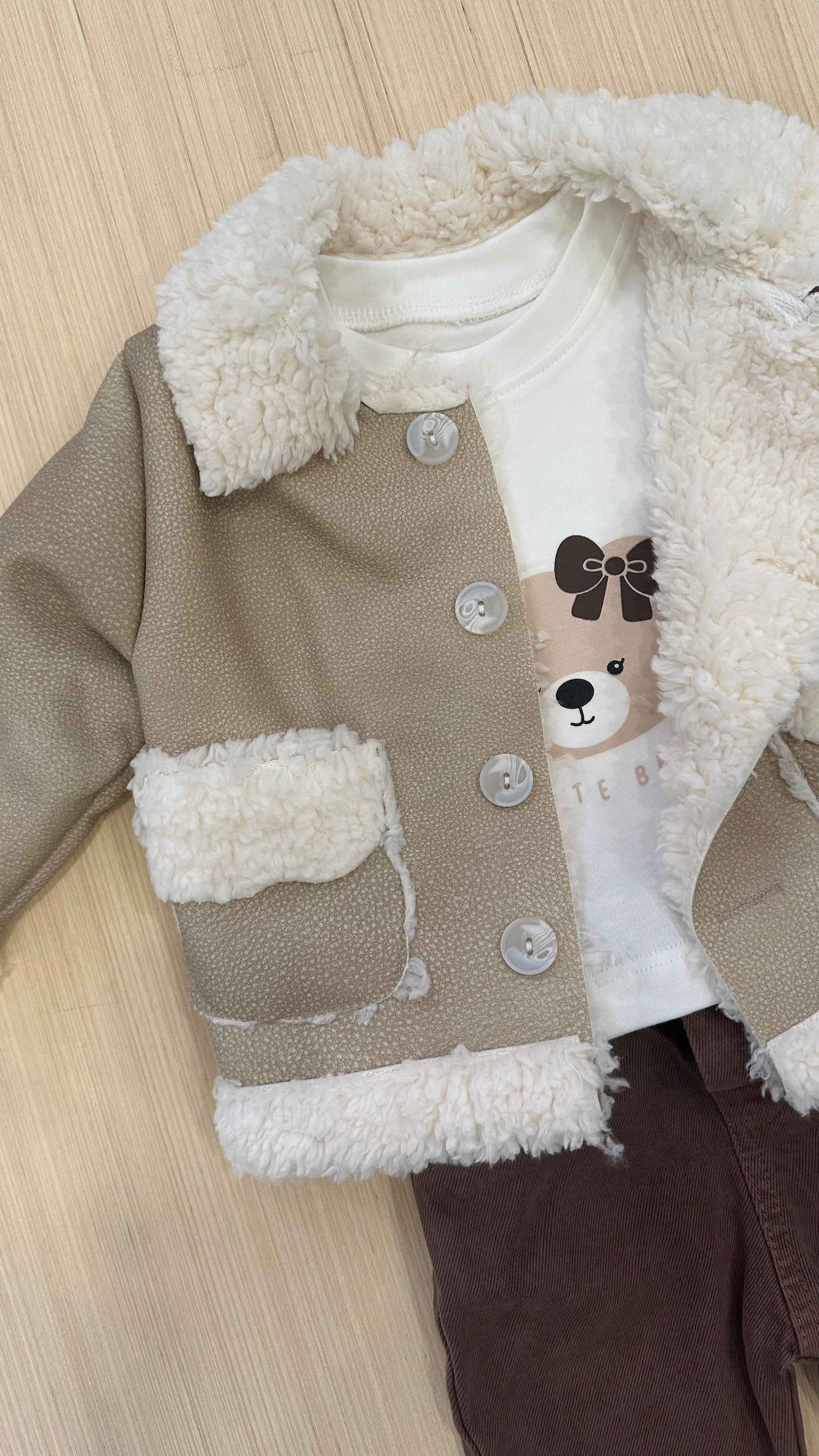 Completo CON MONTONCINO 6-24M - BEIGE