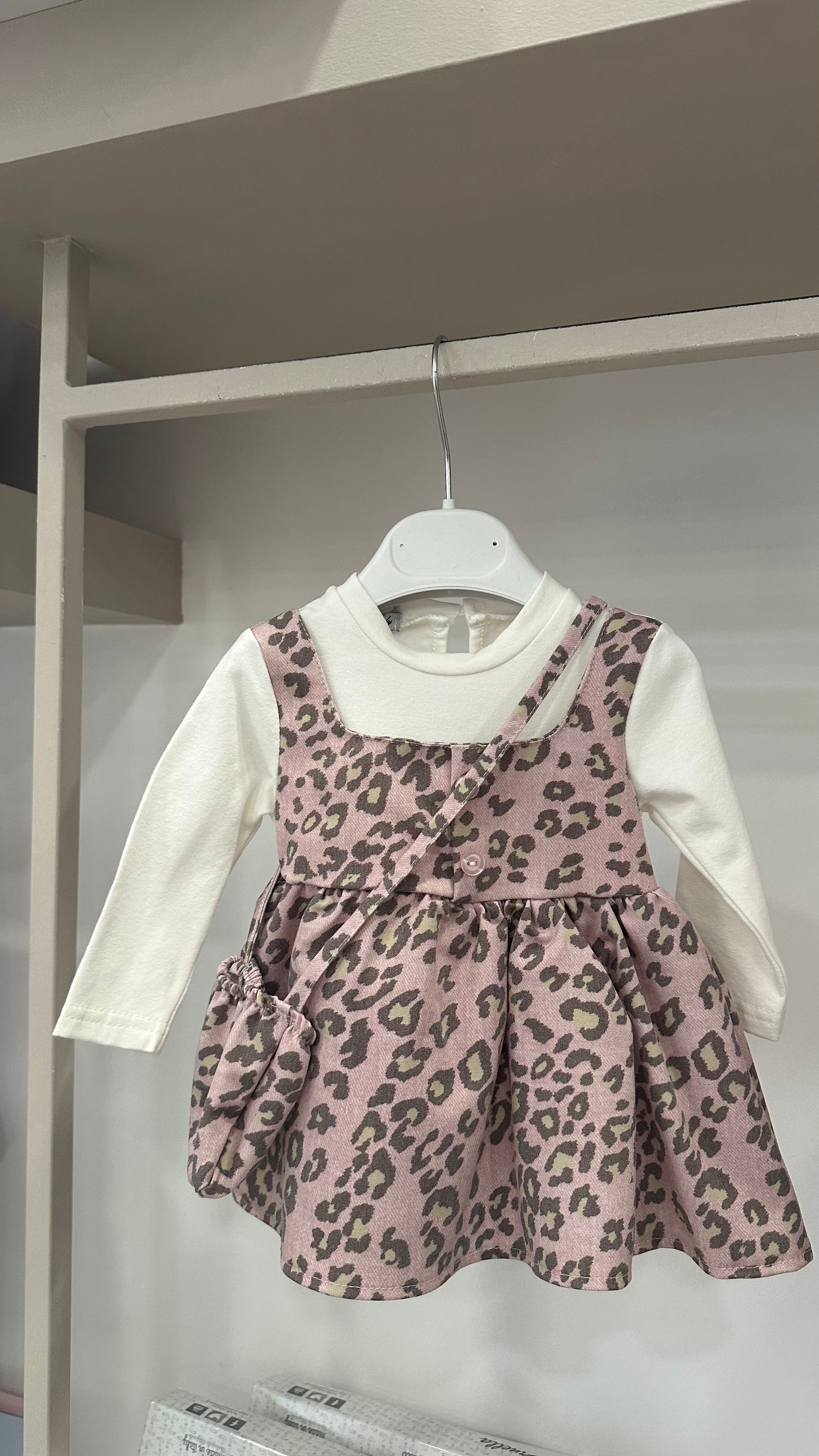 Vestitino MACULATO 6-30M - ROSA