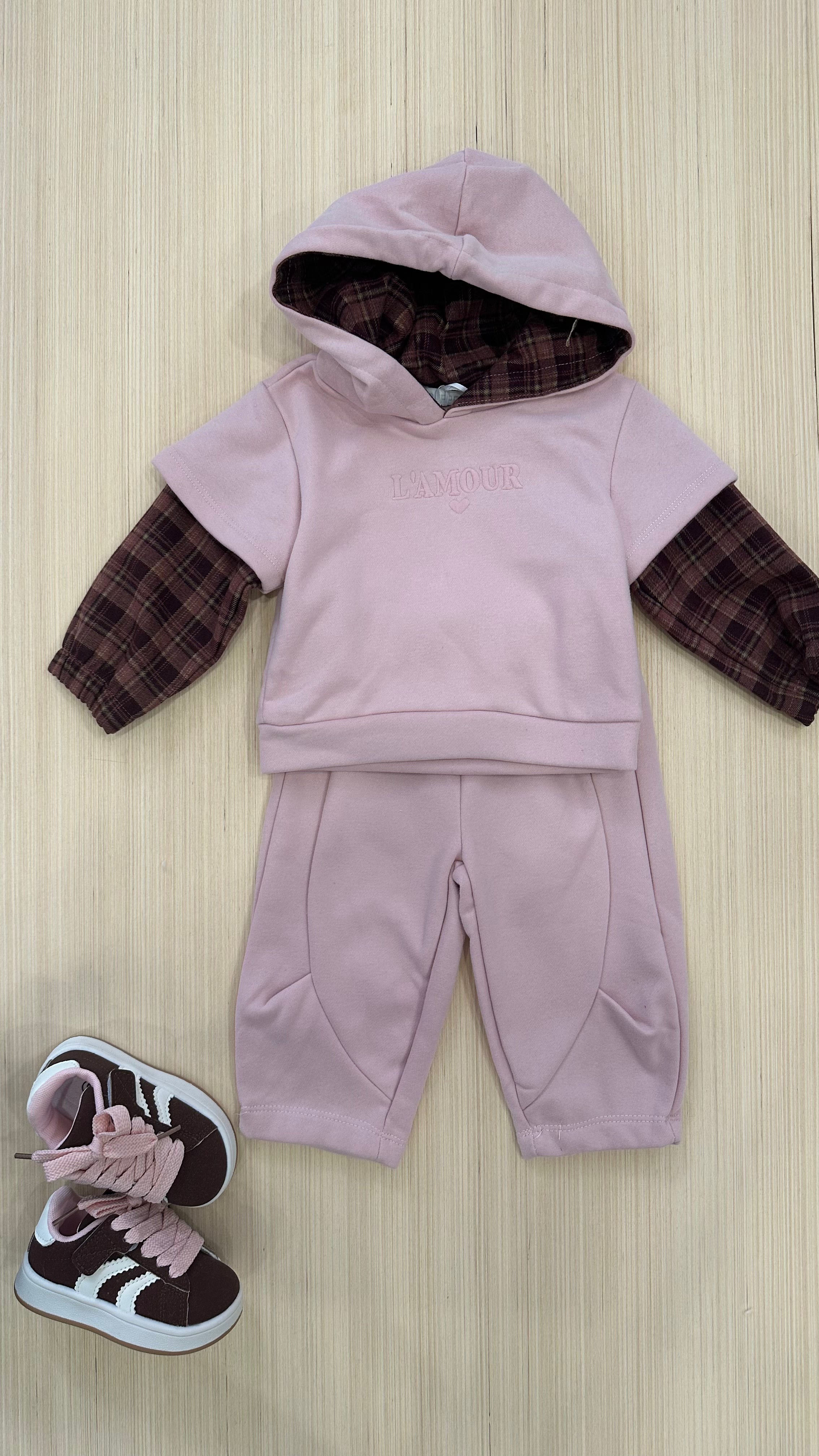 Tuta L'AMOUR 12-36M - ROSA